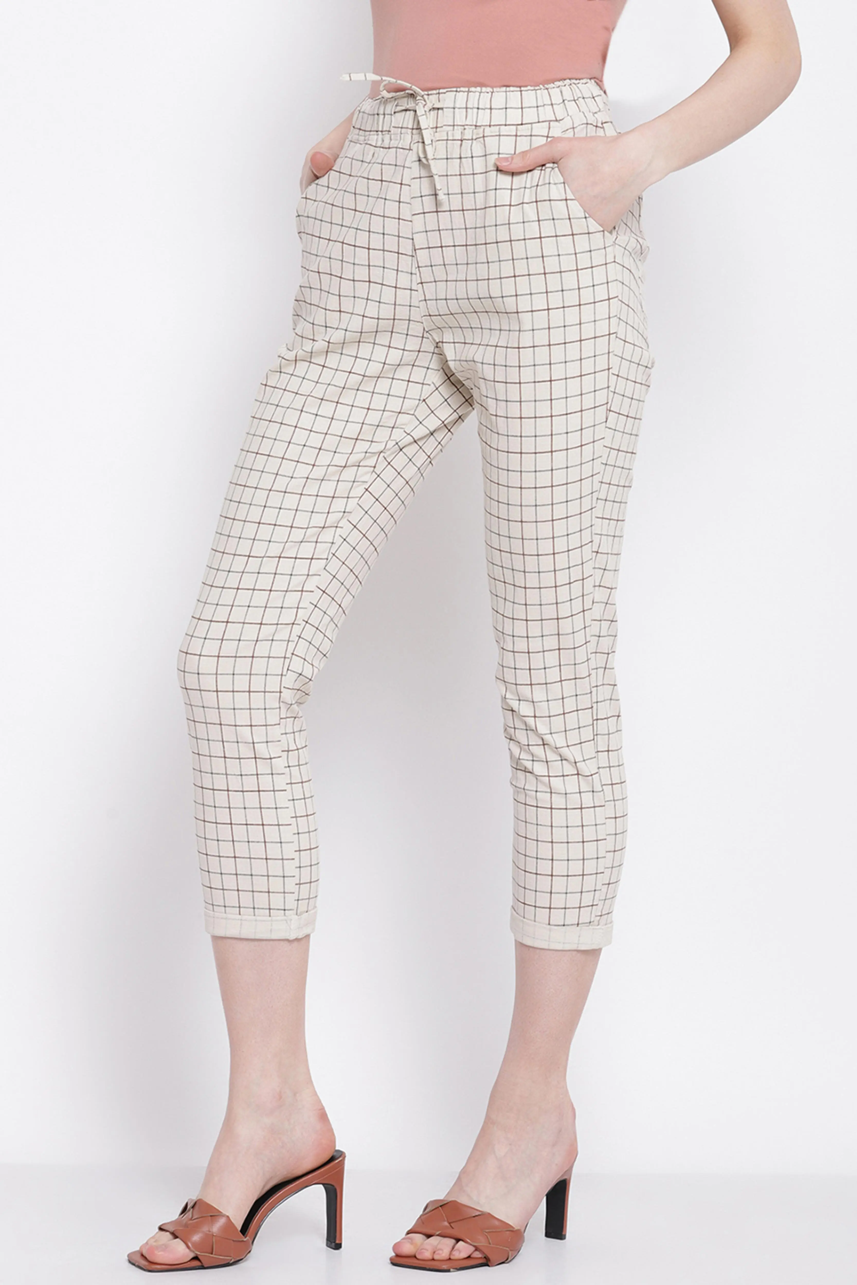Beige Checkered Lower - Image 2