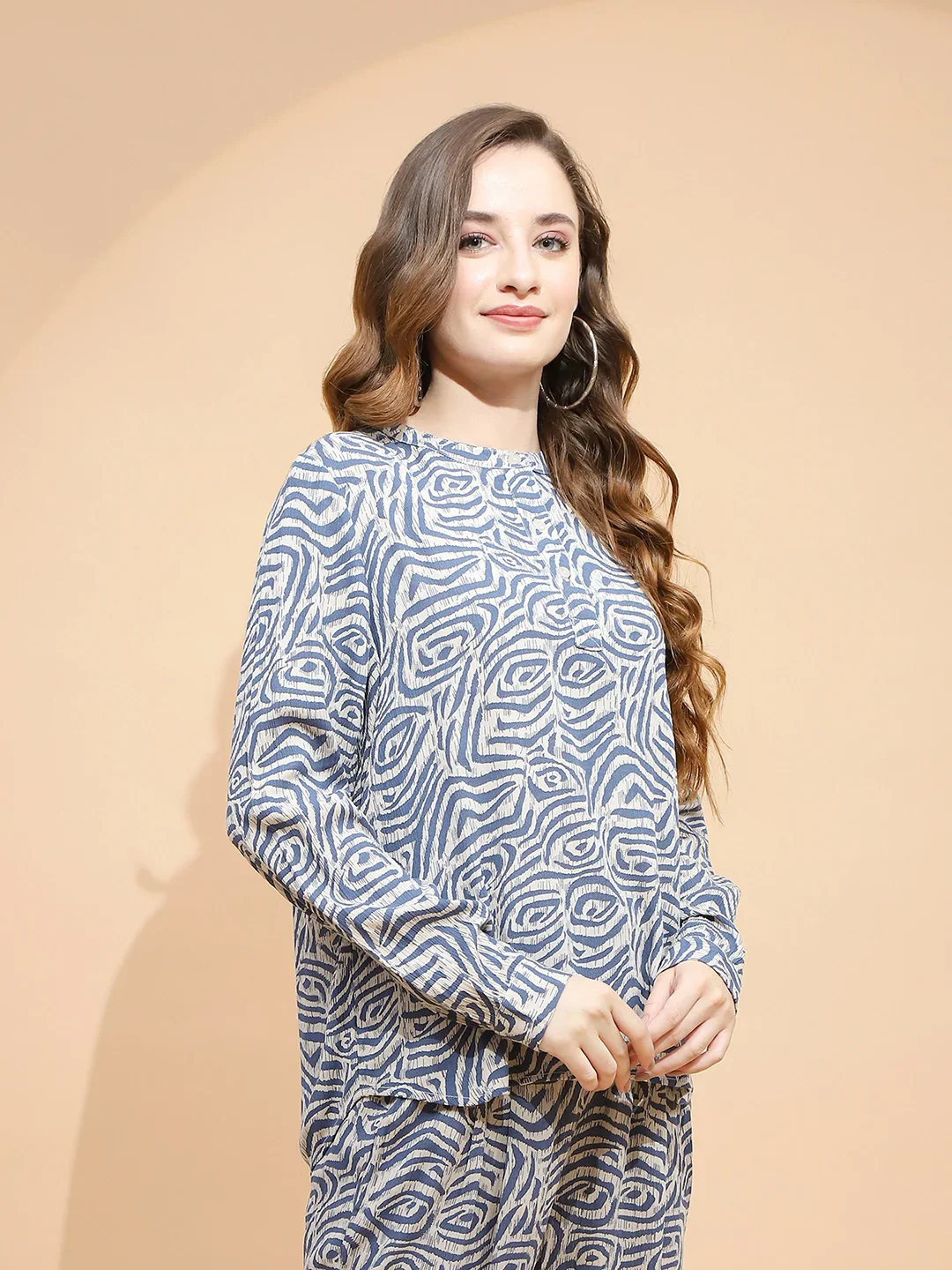 Beige Rayon Regular Fit Top - Image 11