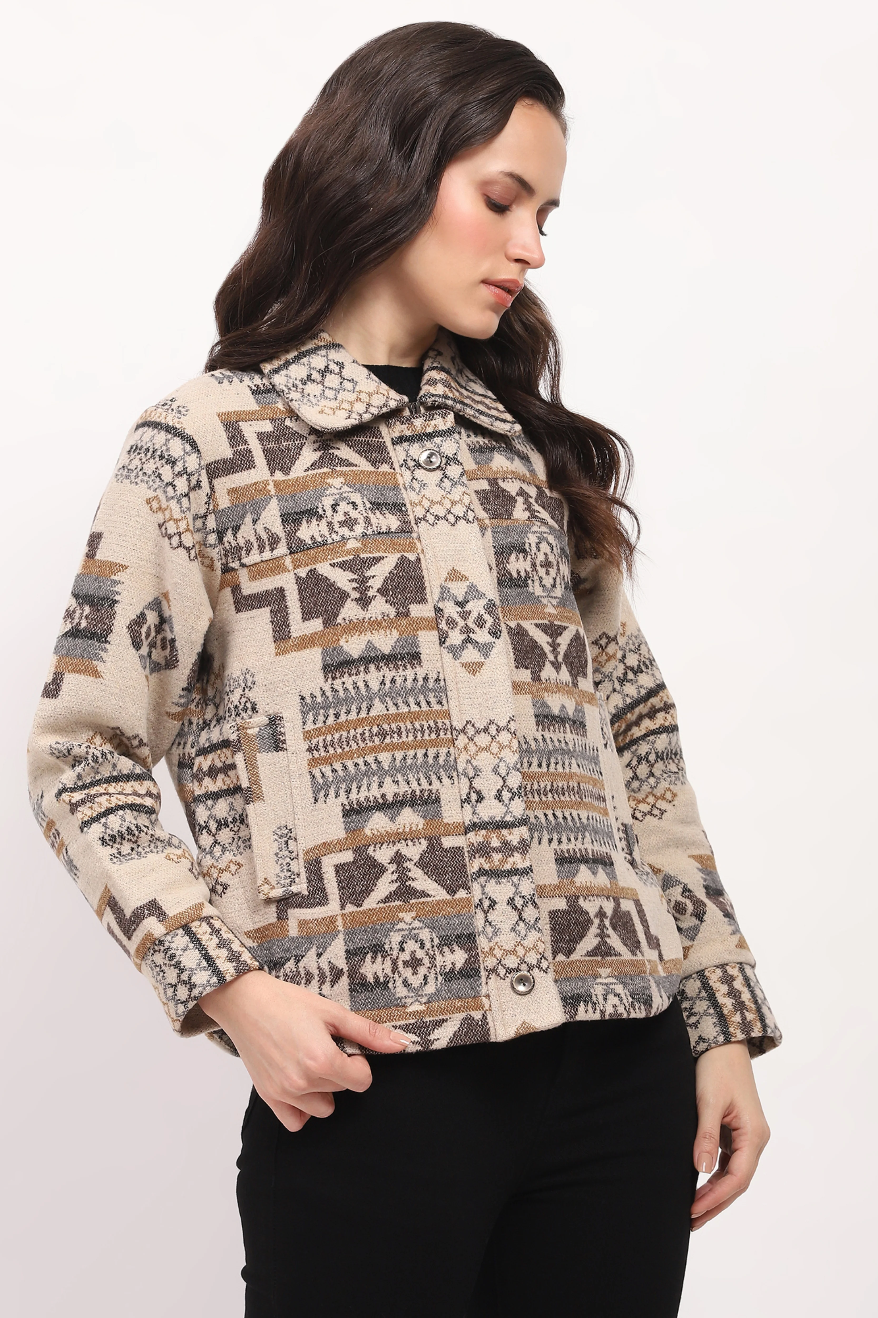Beige Winter Jacket - Image 4