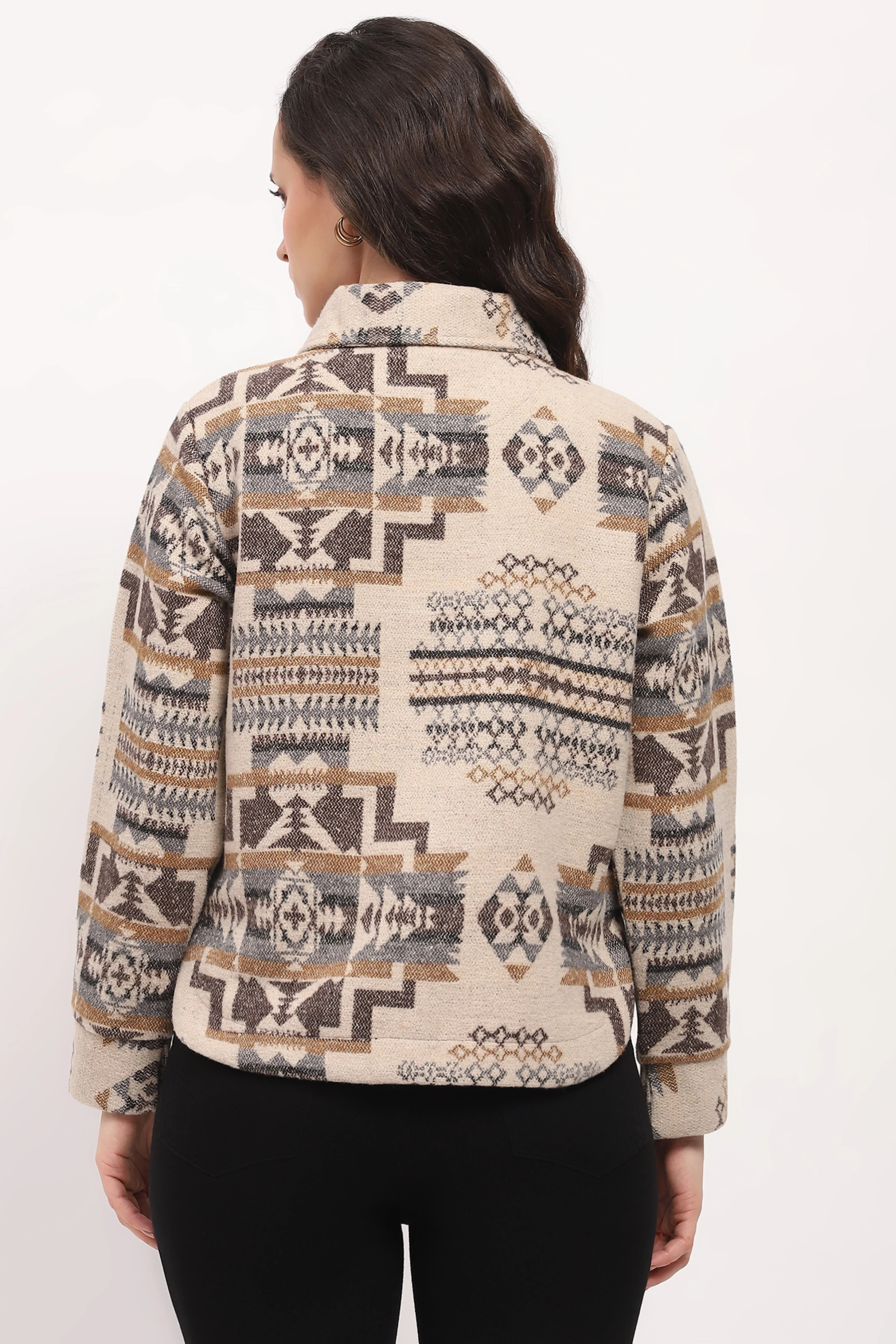 Beige Winter Jacket - Image 5