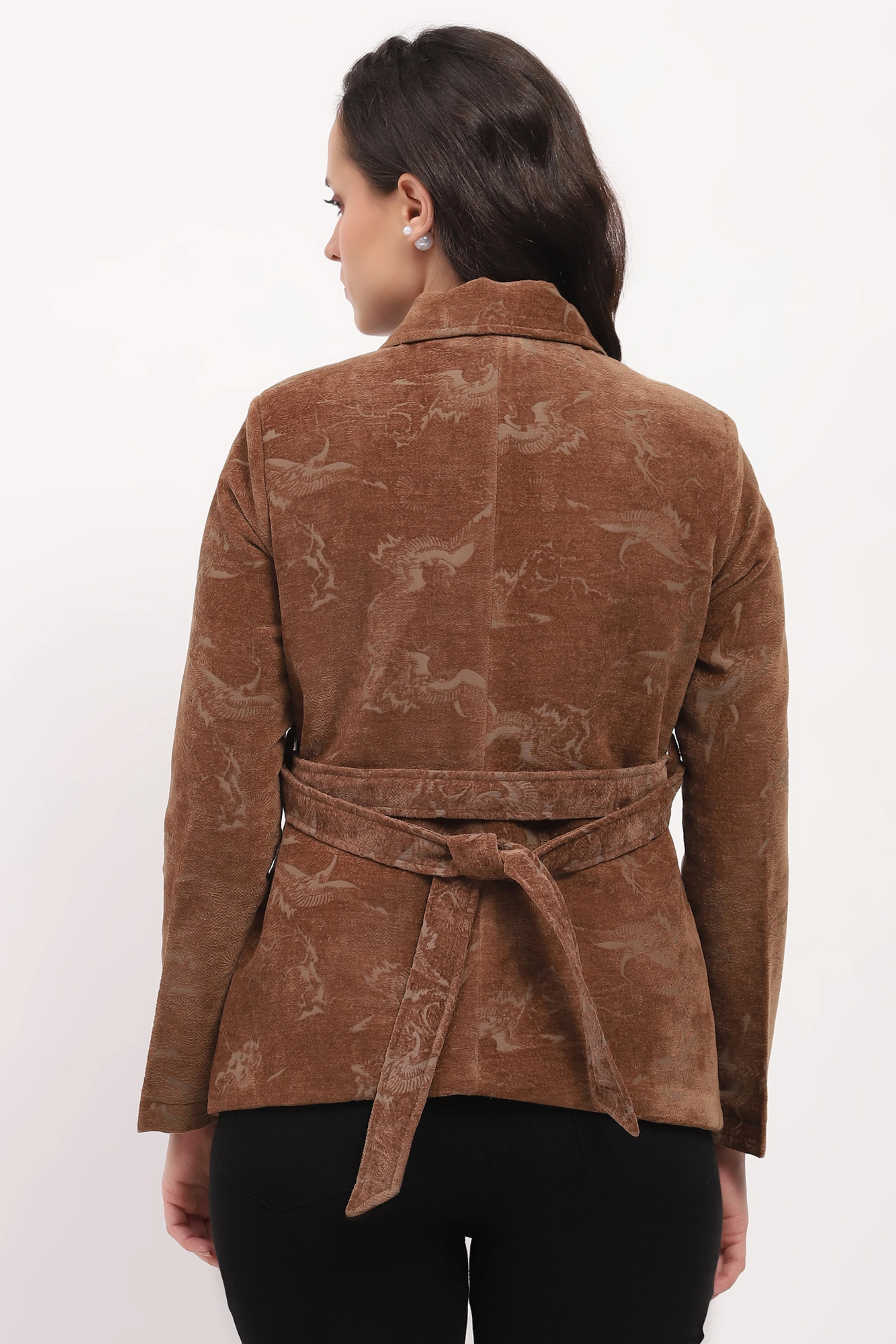 Belted Luxe Shacket - Image 5