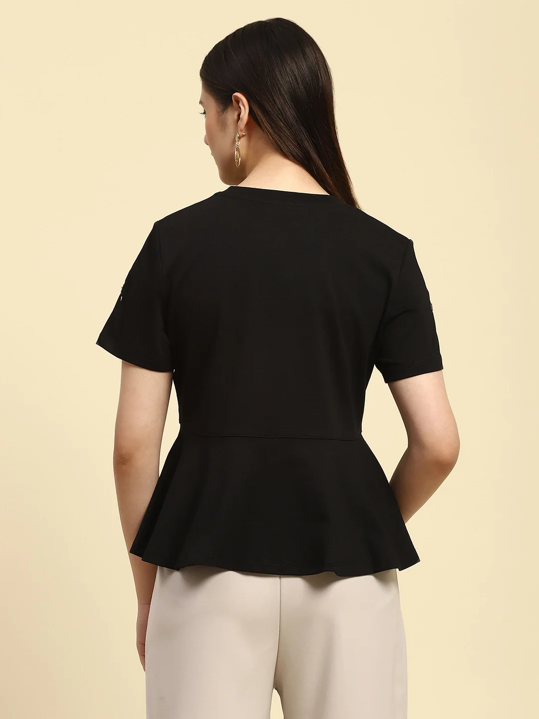 Black Applique UV Protection Top - Image 14
