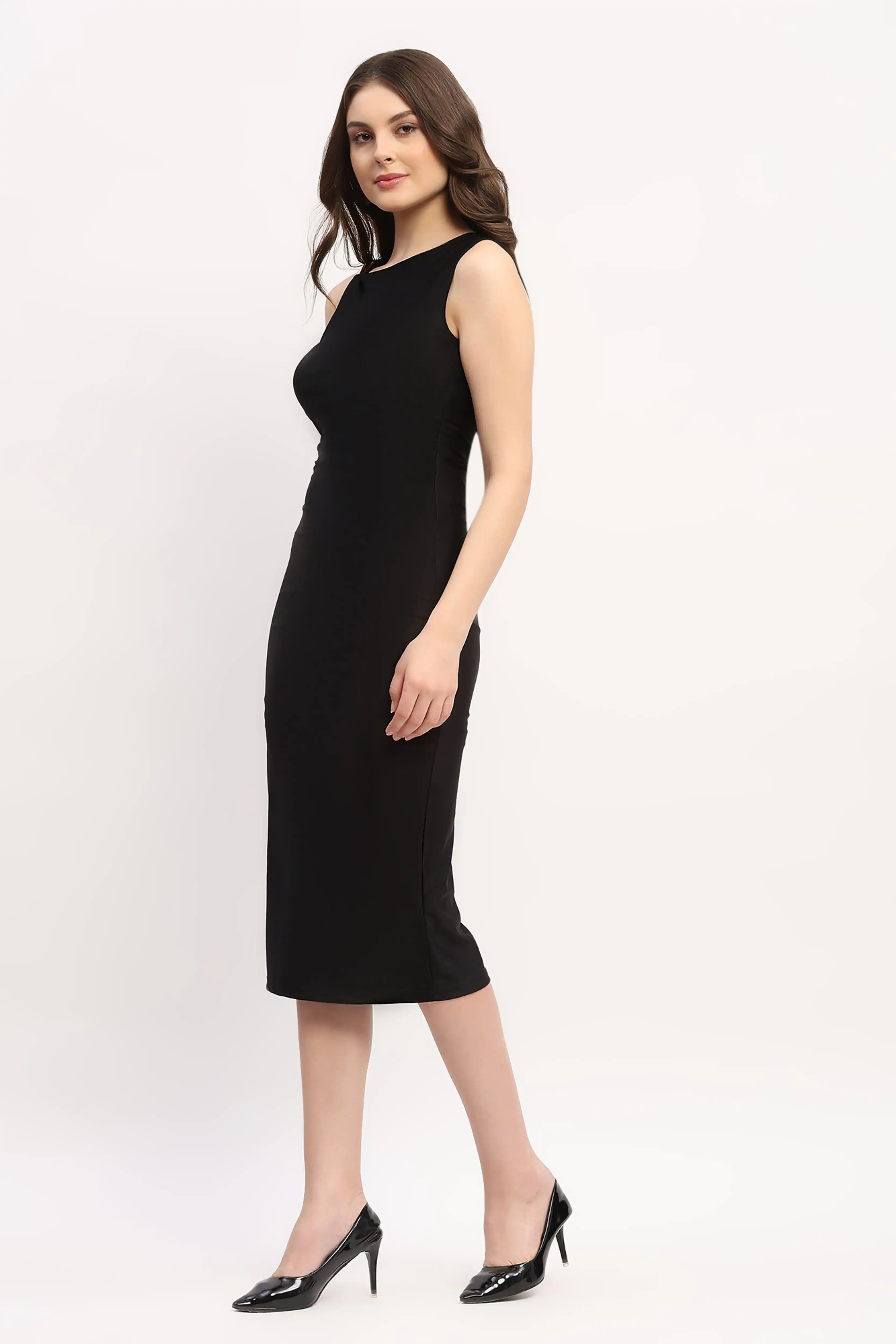 Black Bodycon Dress - Image 3