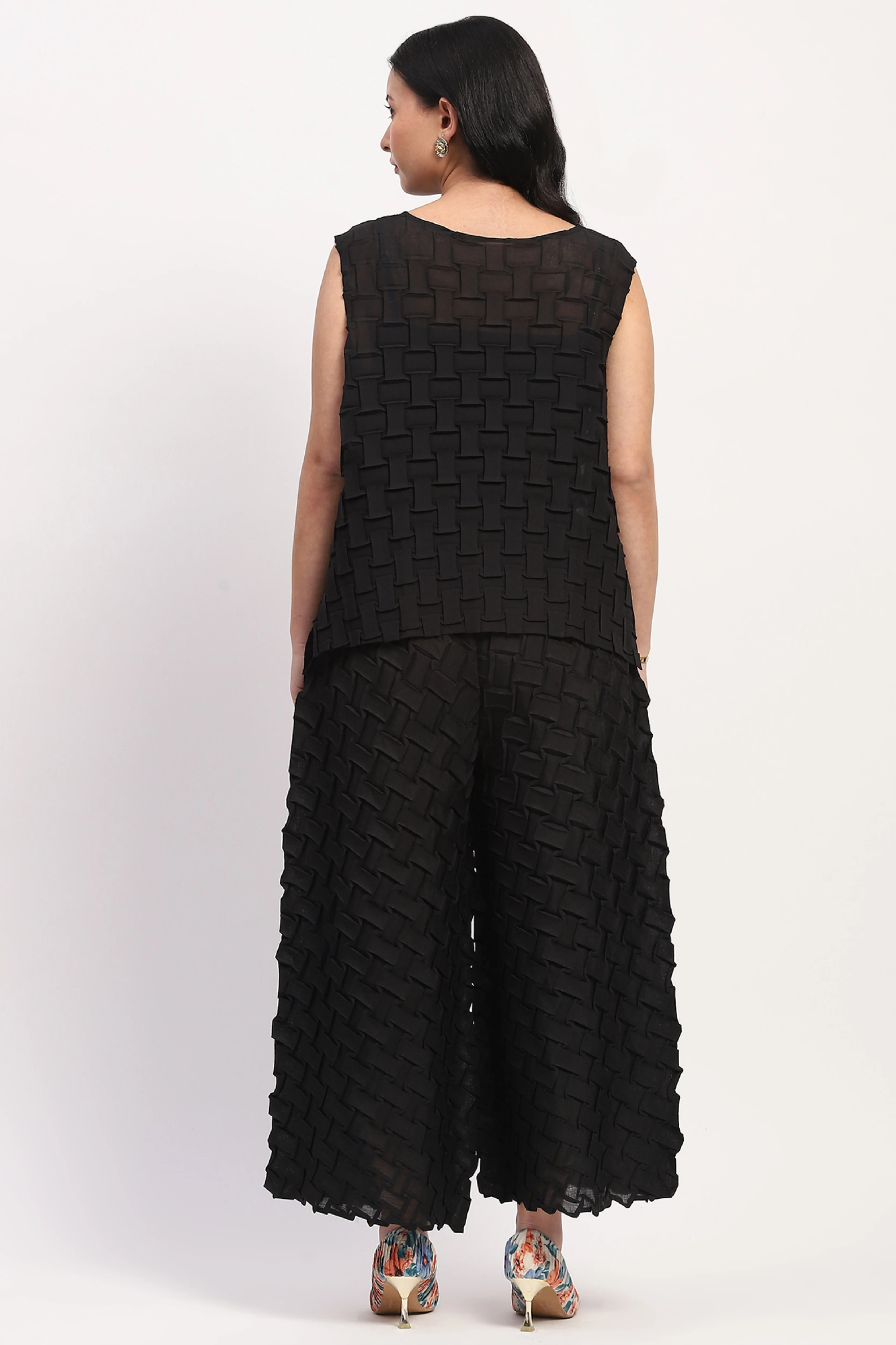 Black Box Pleated Top & Culottes Set - Image 5