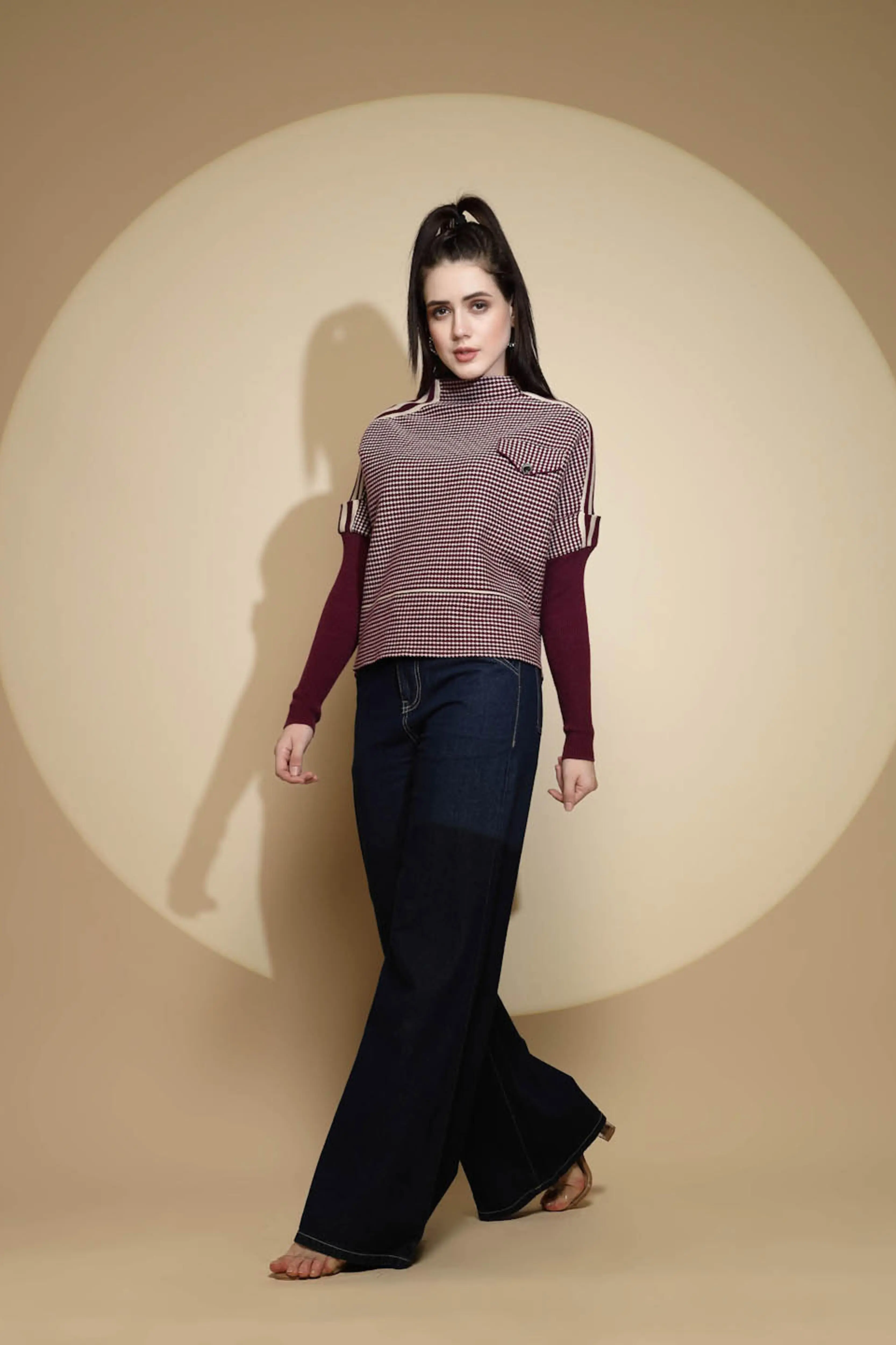 Purple Check Pullover - Image 6