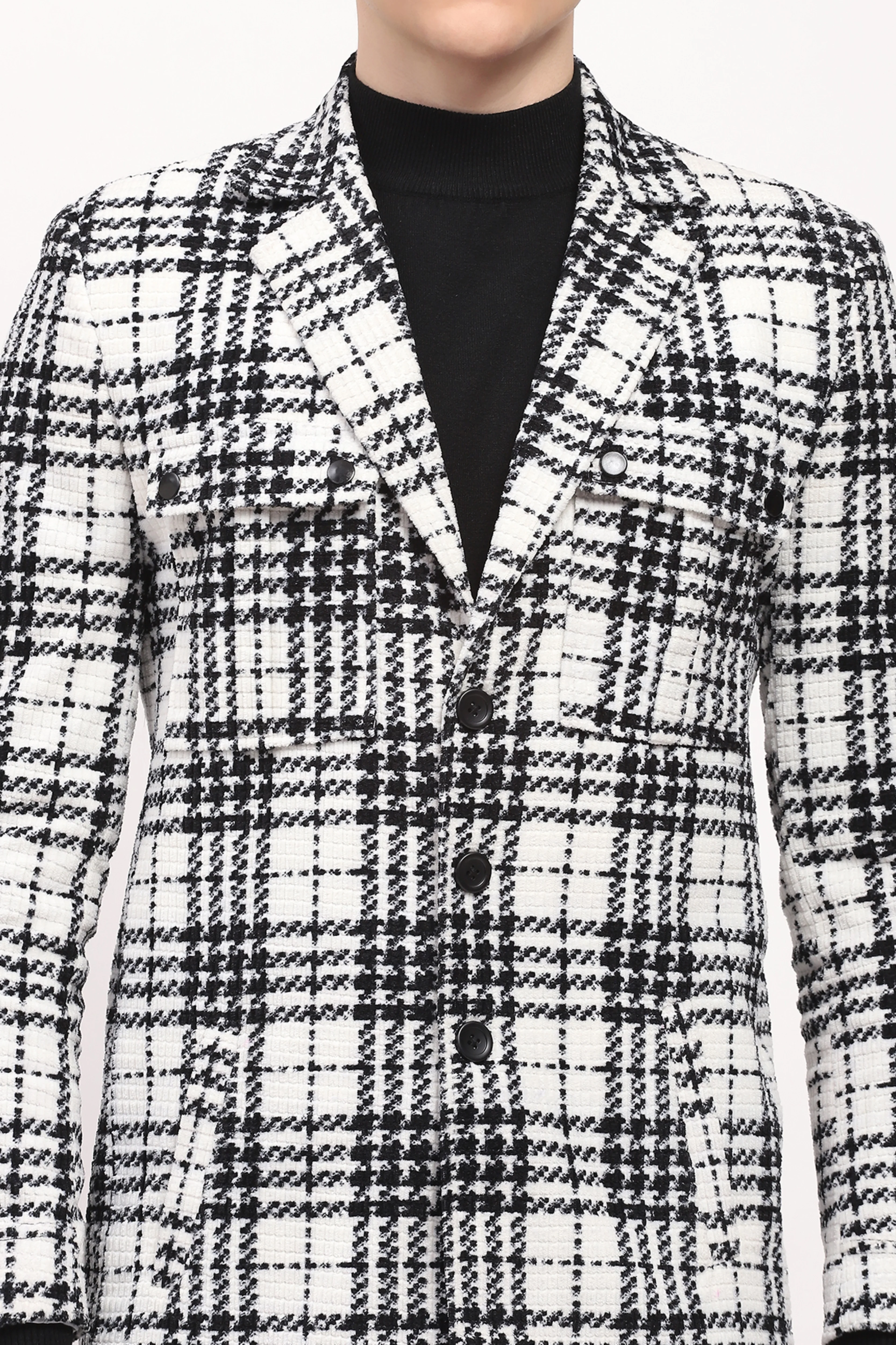 Black Check Jacket - Image 5