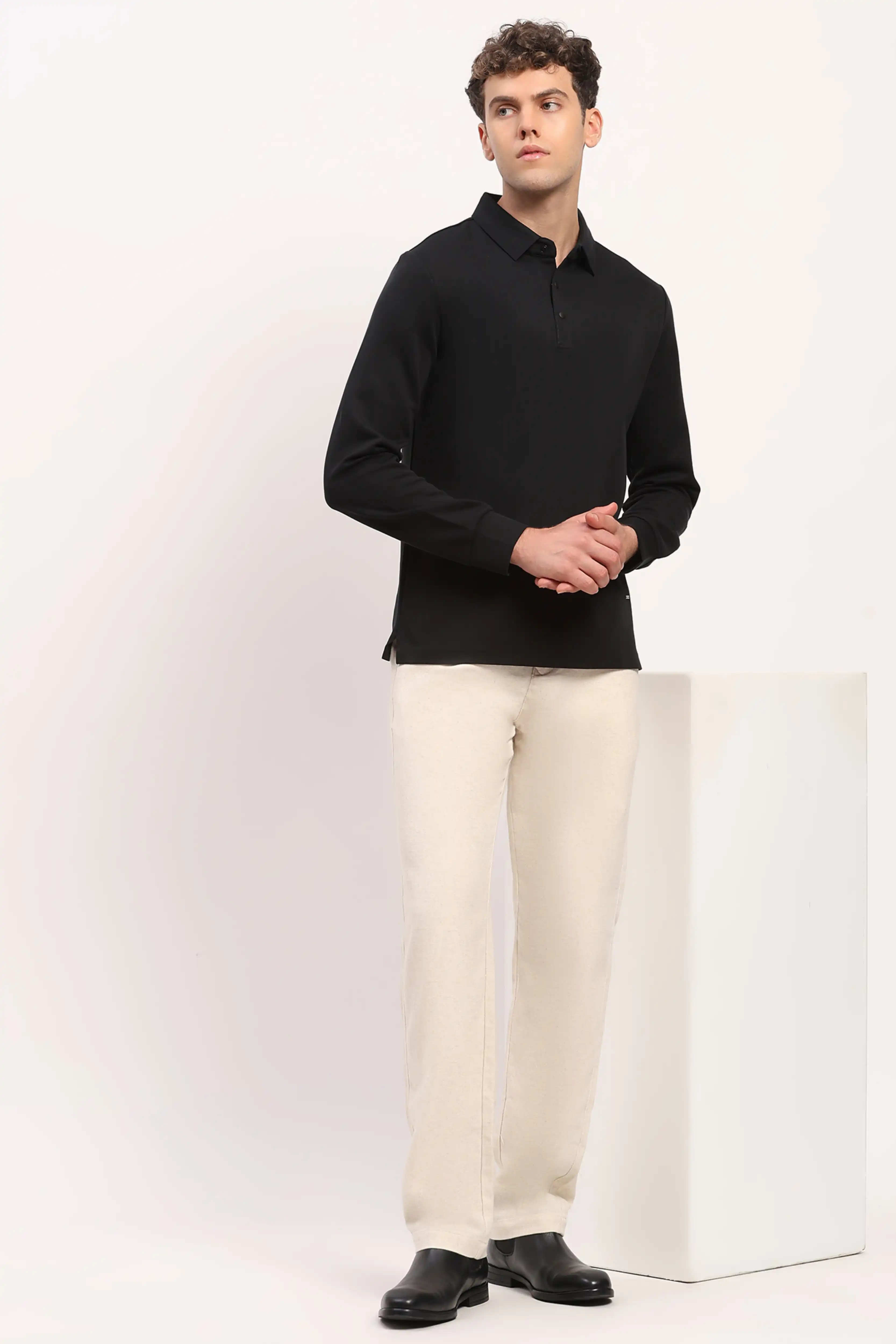 Black Comfort Stretch T-Shirt - Image 6