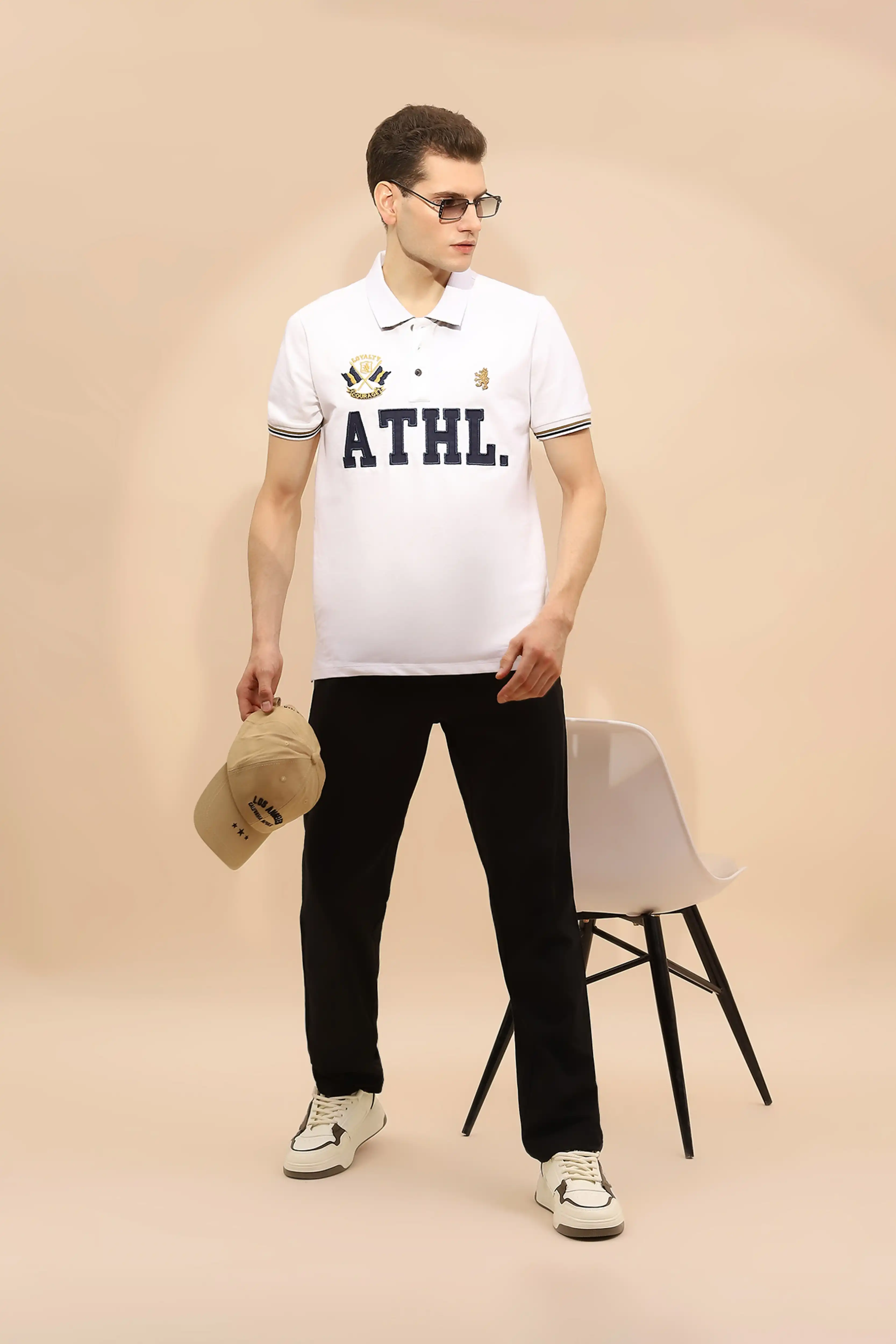 Black Cotton Regular Fit Blend Lower - Image 7