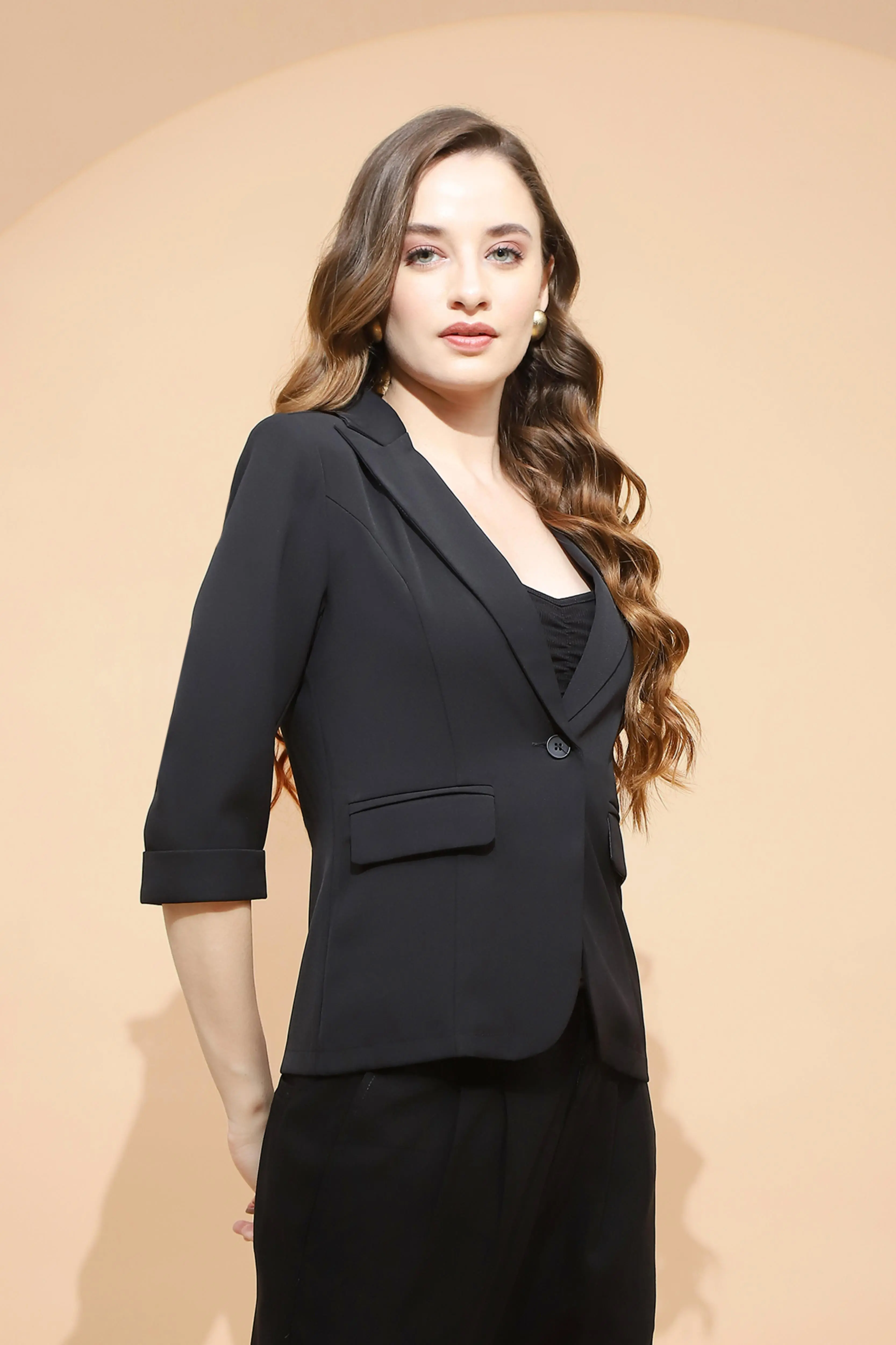 Black Formal Coat - Image 3
