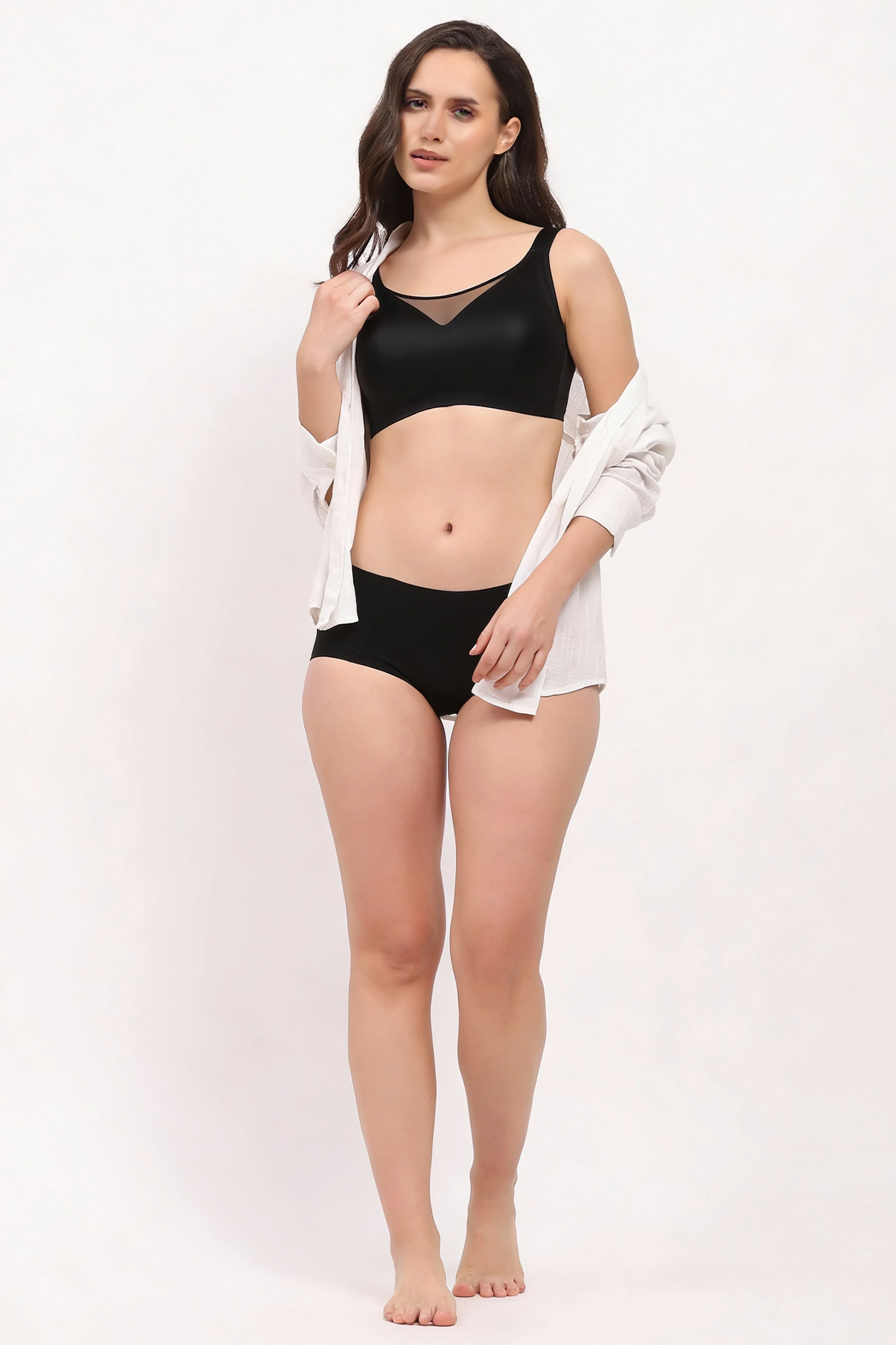 Black Freedom Airism Bra - Image 5