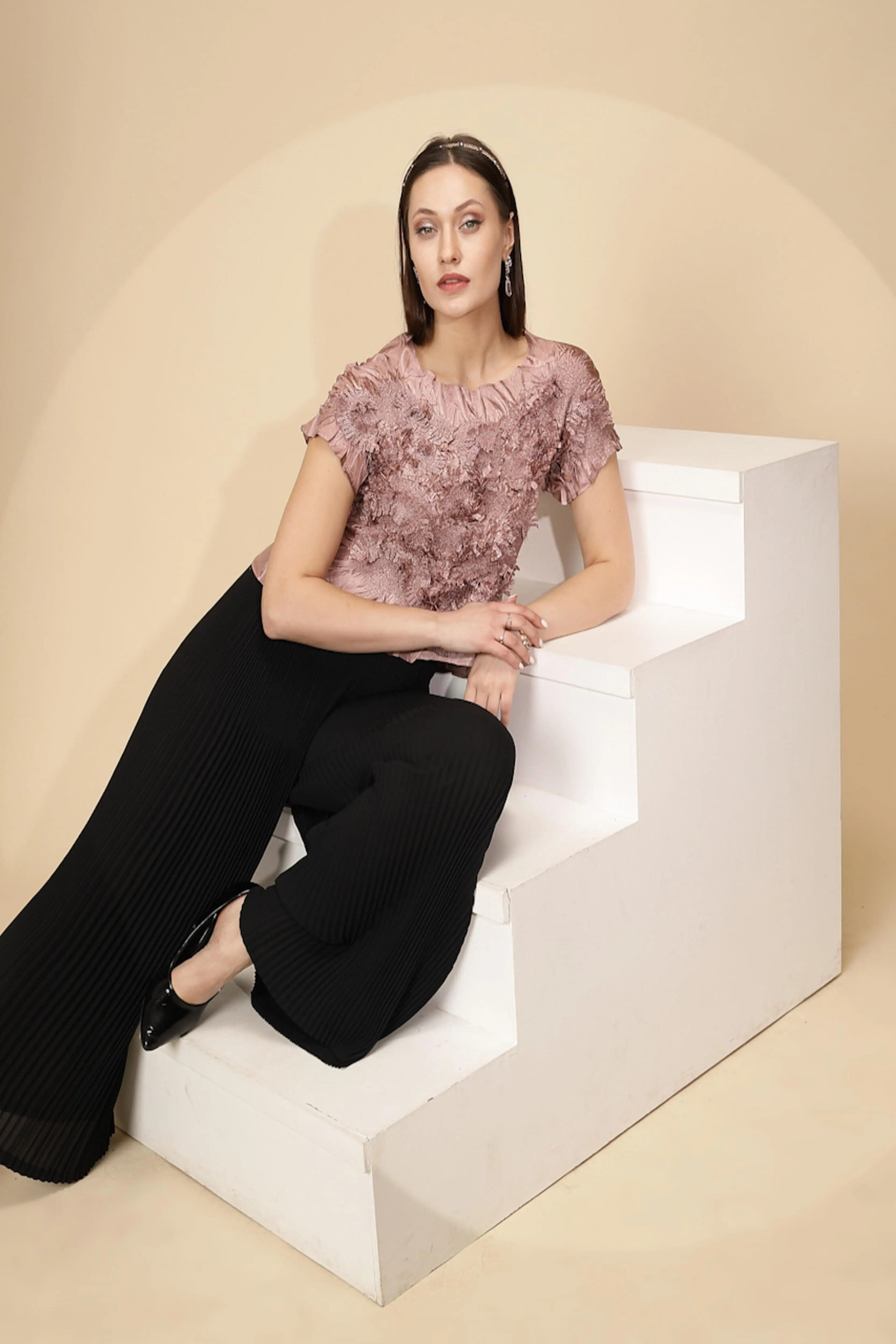 Black Loose Fit Palazzo - Image 8