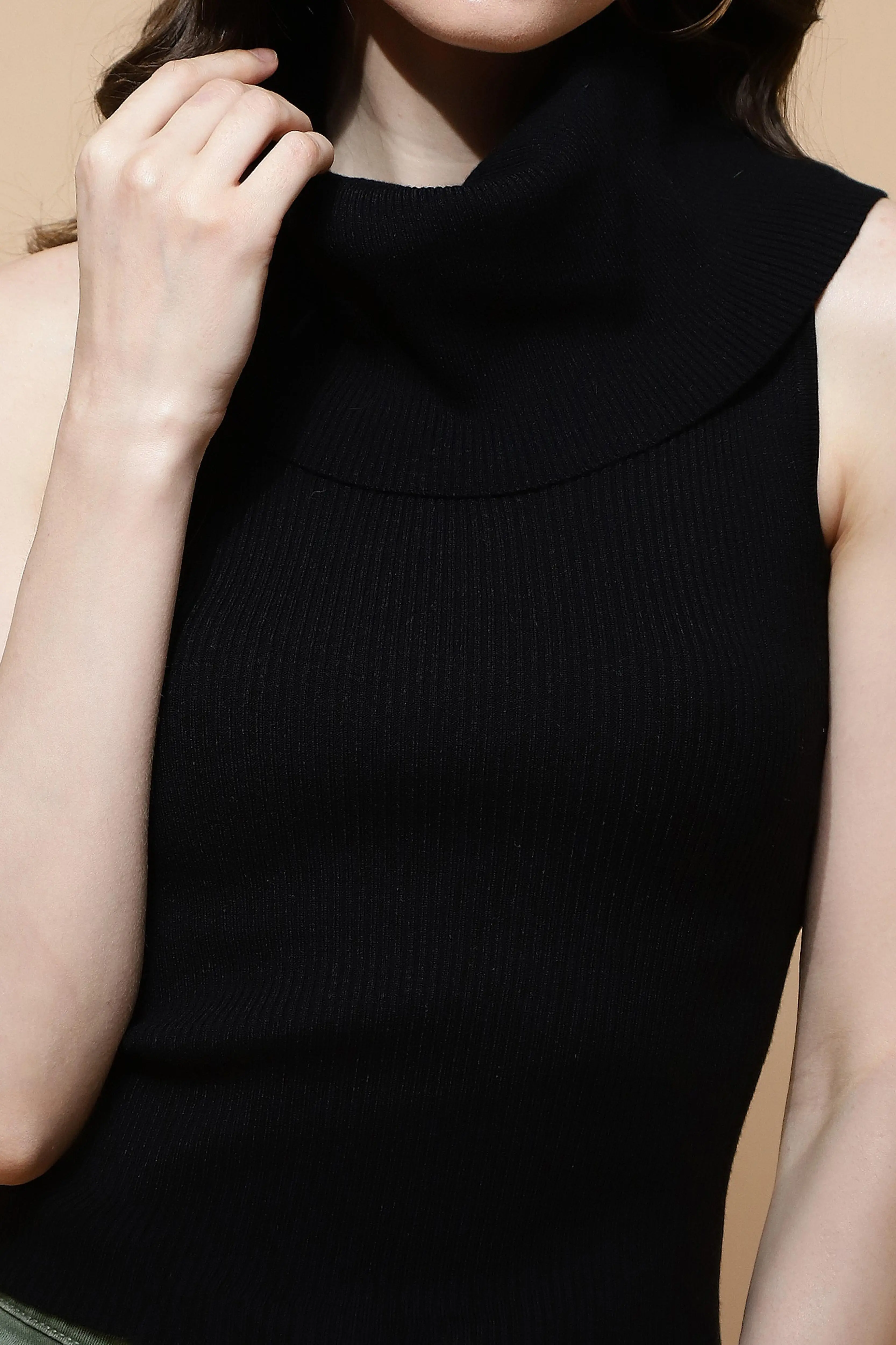 Black Skivvy Top - Image 6