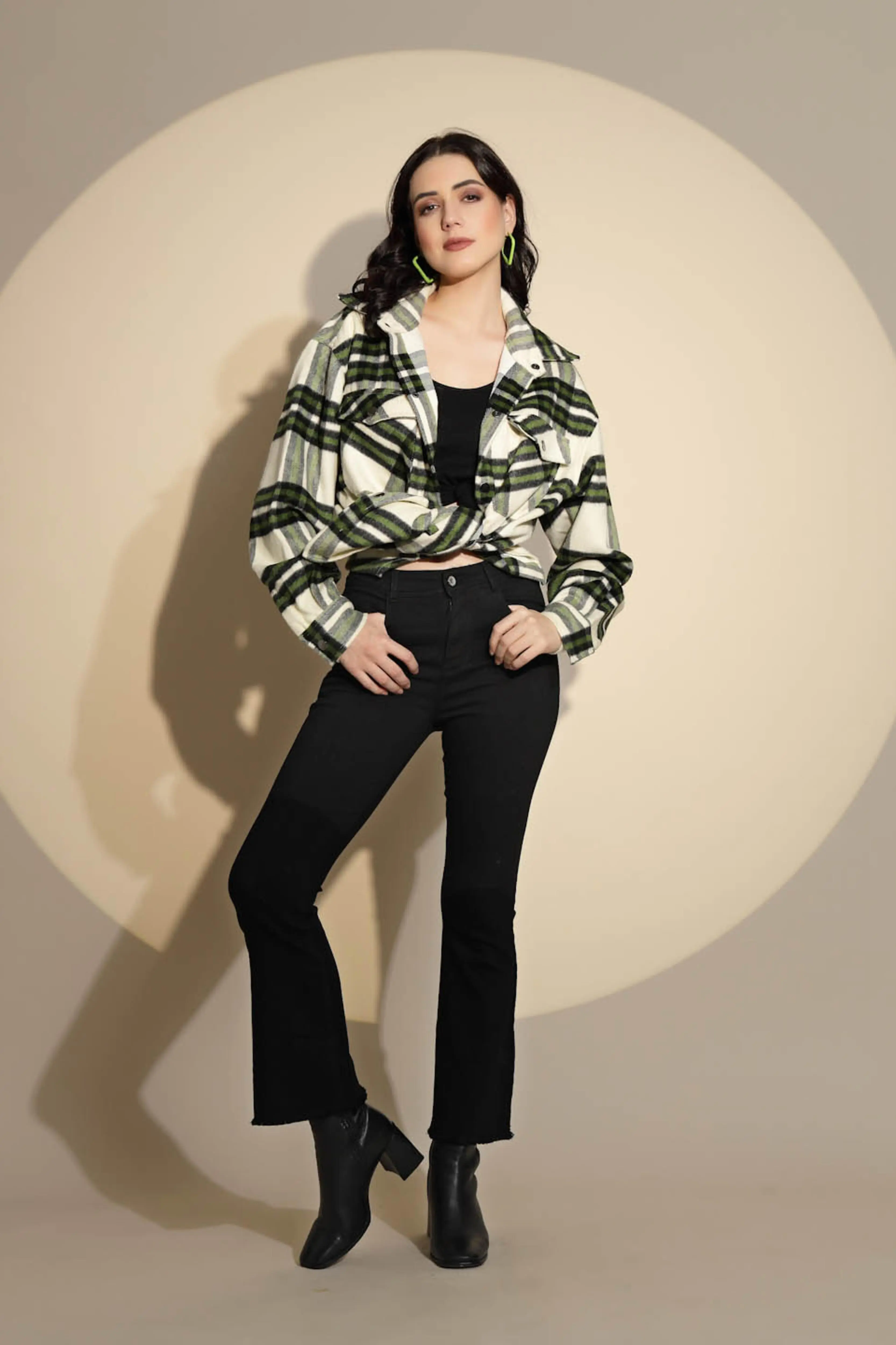 Black Slim Fit Cotton Blend Jeans - Image 6