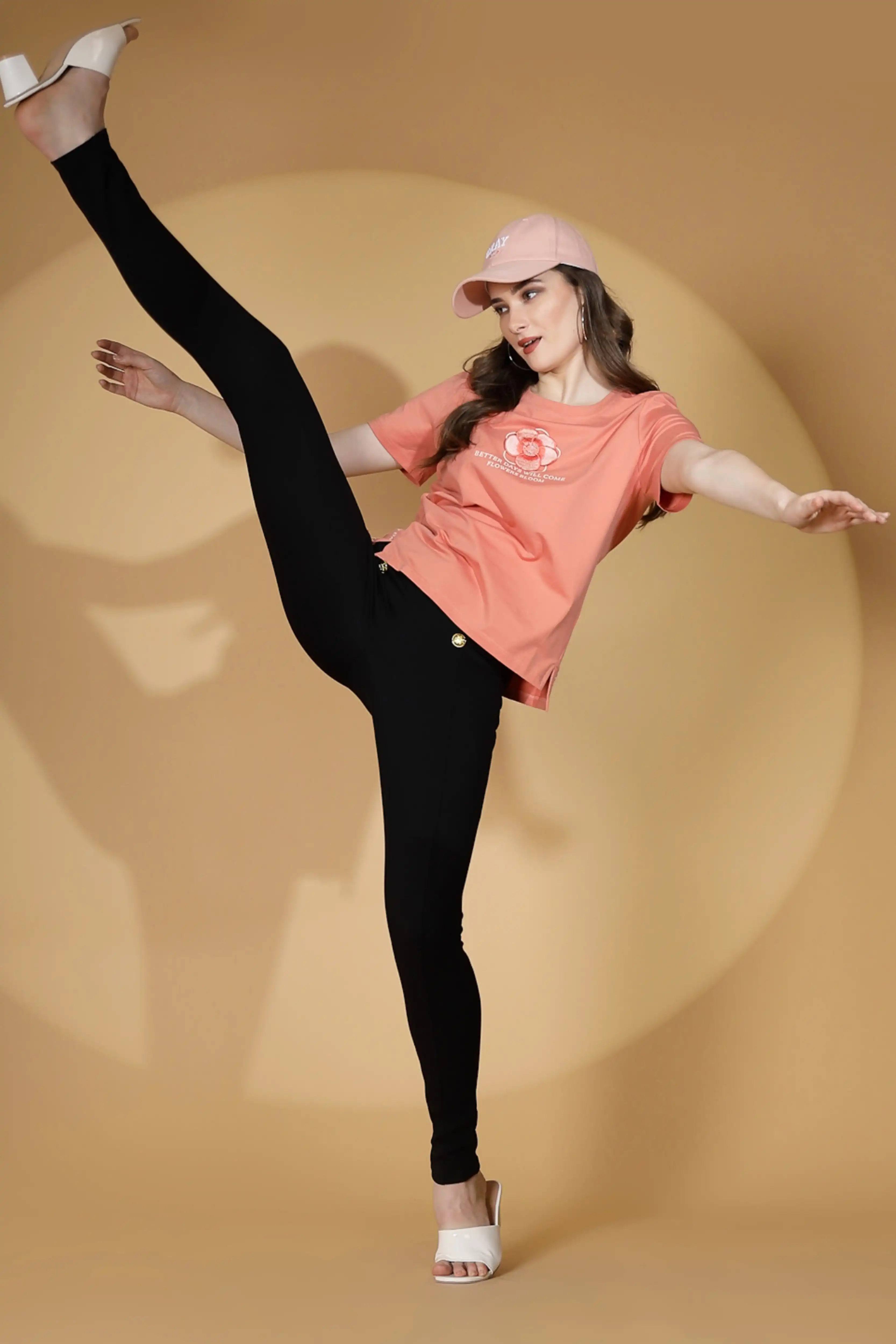 Black Solid Jegging - Image 5