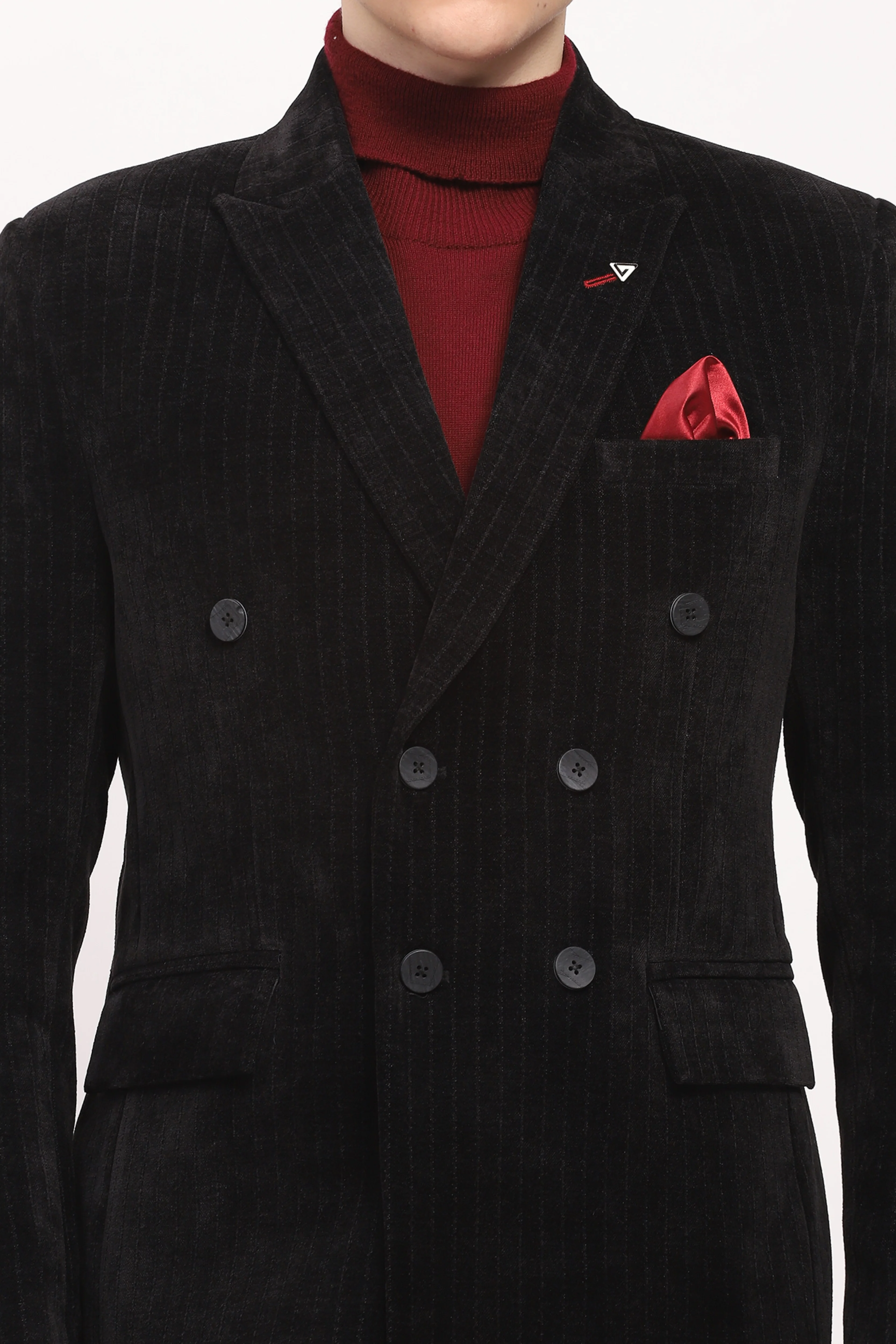Black Stripe Coat - Image 6