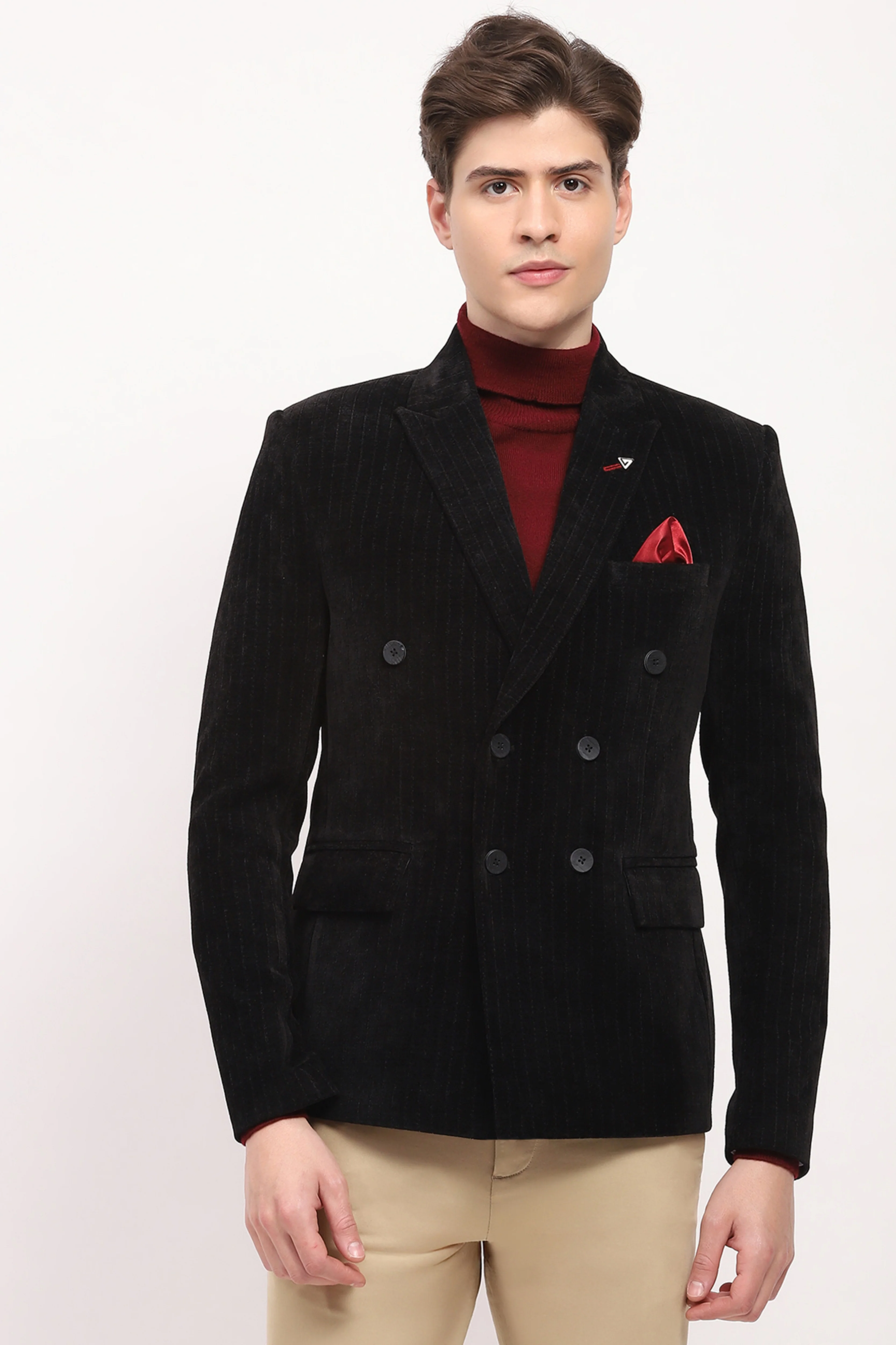 Black Stripe Coat - Image 7