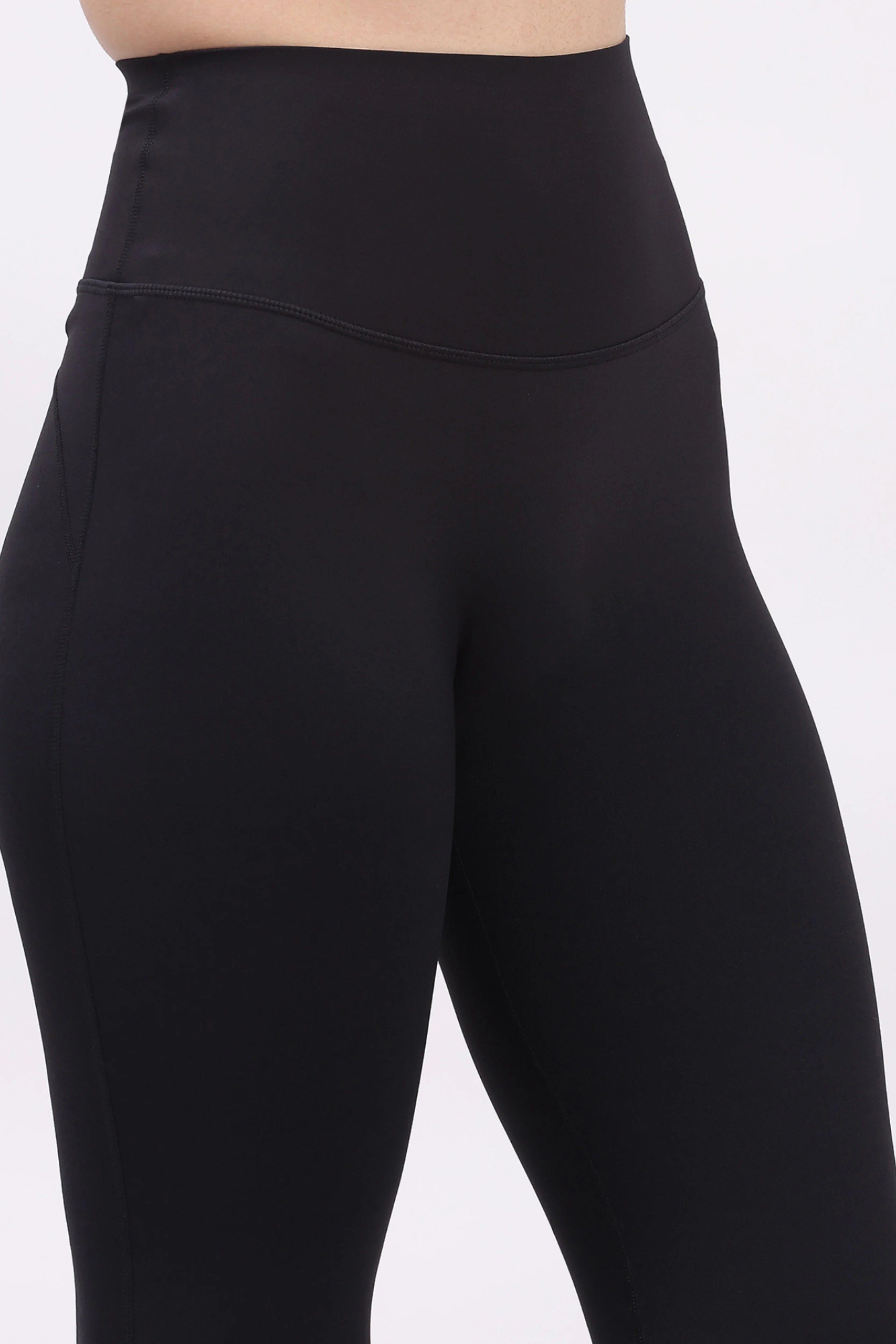 Black Ultra Stretchable Bootcut Lower - Image 3