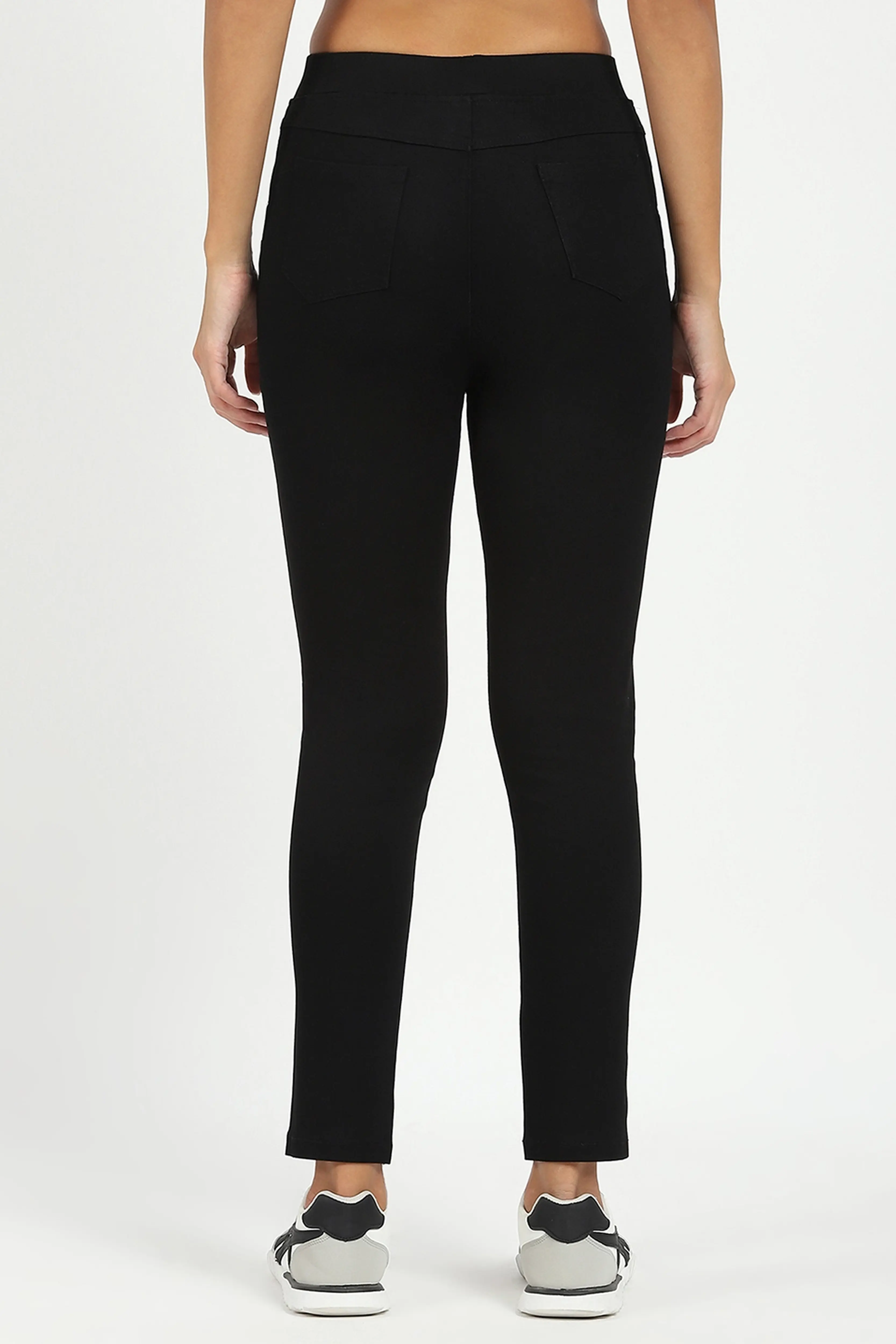 Black Ultra Stretchable Jegging - Image 5