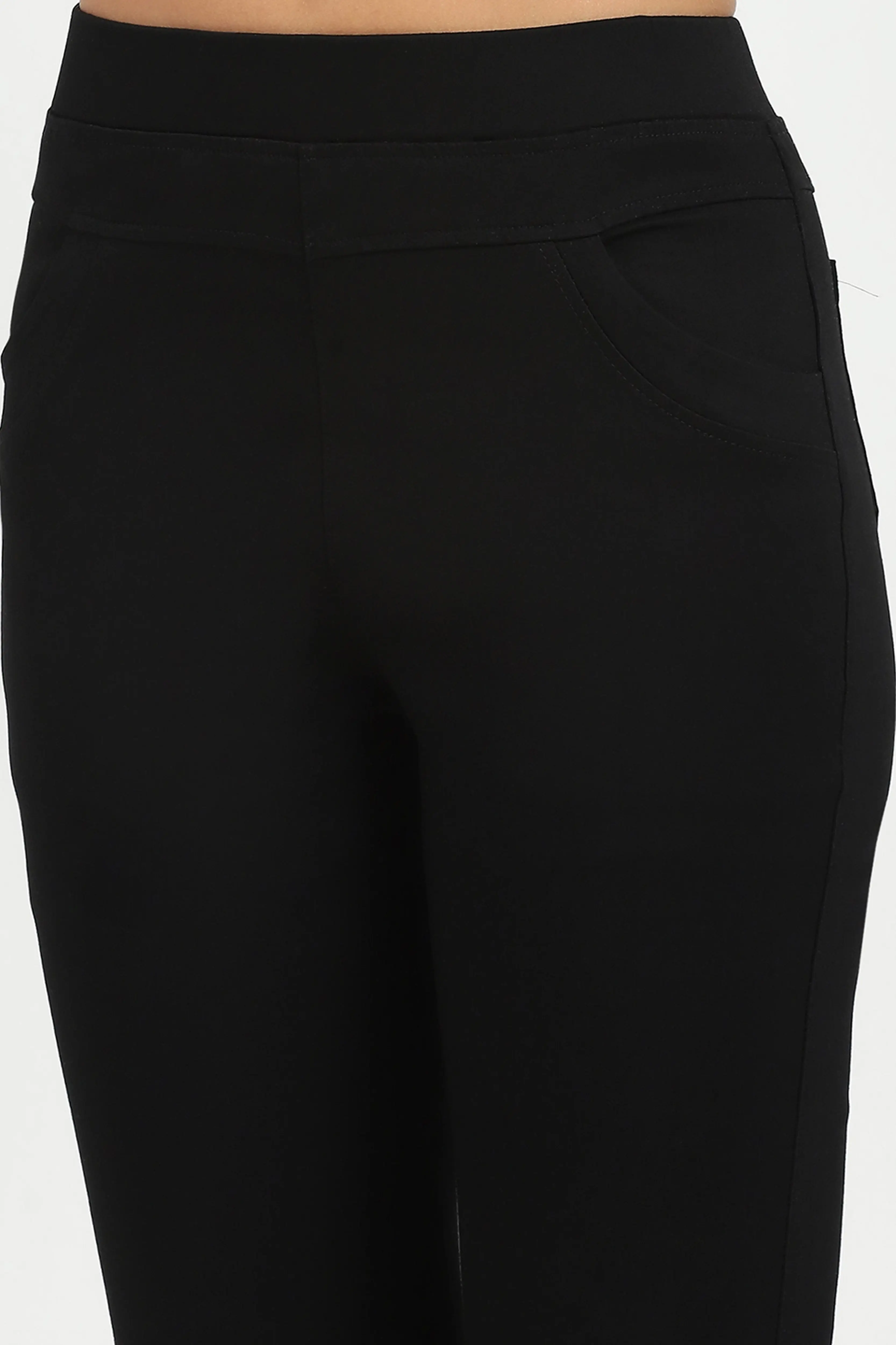 Black Ultra Stretchable Jegging - Image 6