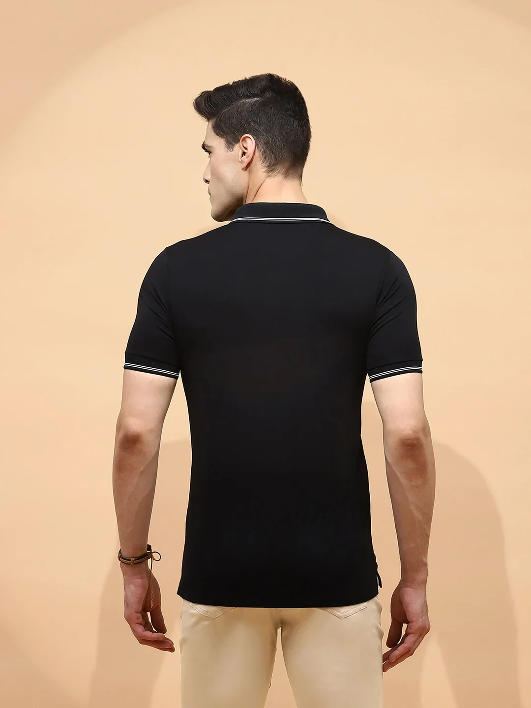 Black Viscose Blend T-Shirt - Image 11