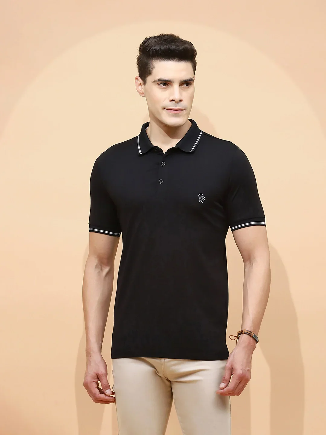 Black Viscose Blend T-Shirt - Image 7