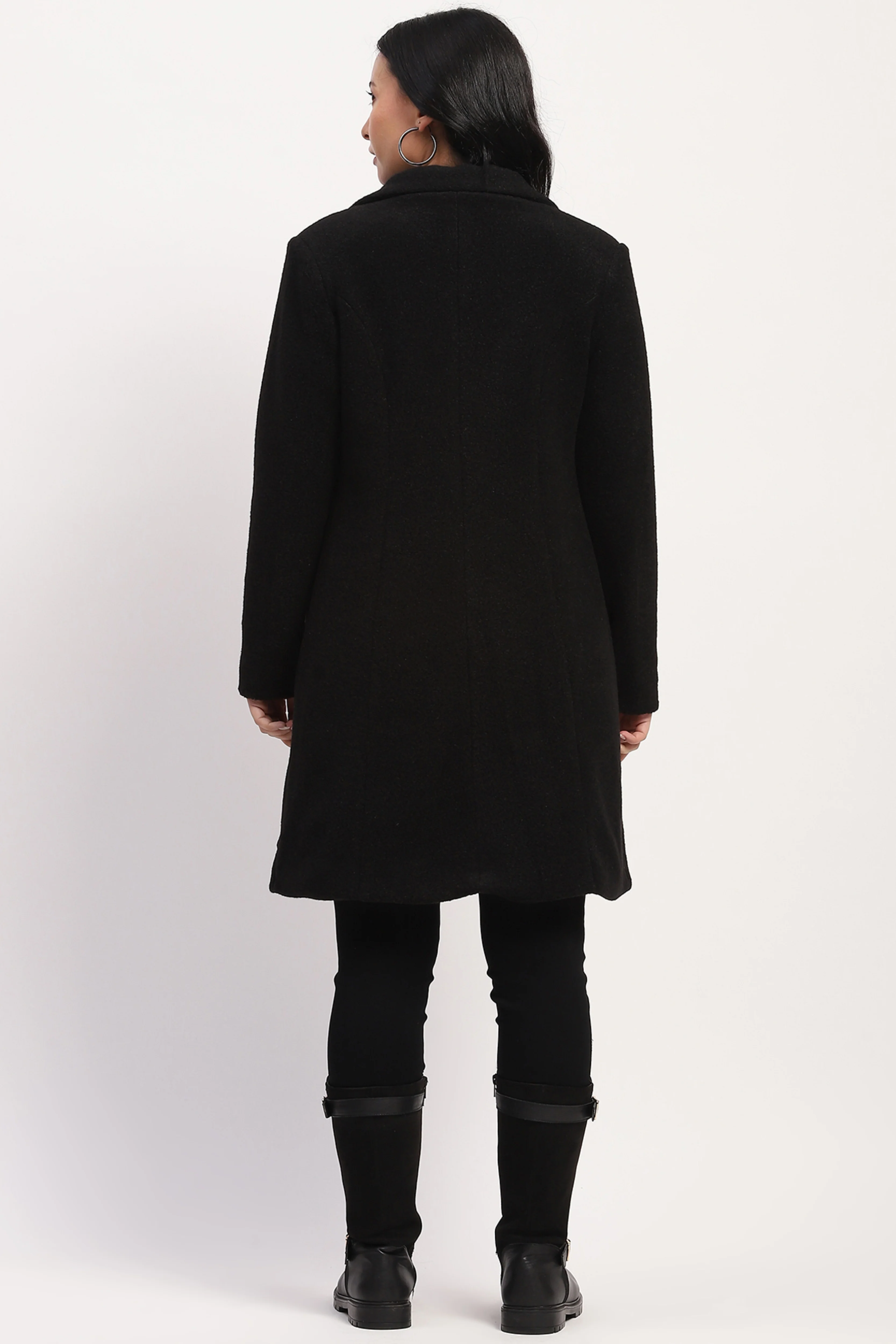 Black Winter Coat - Image 4