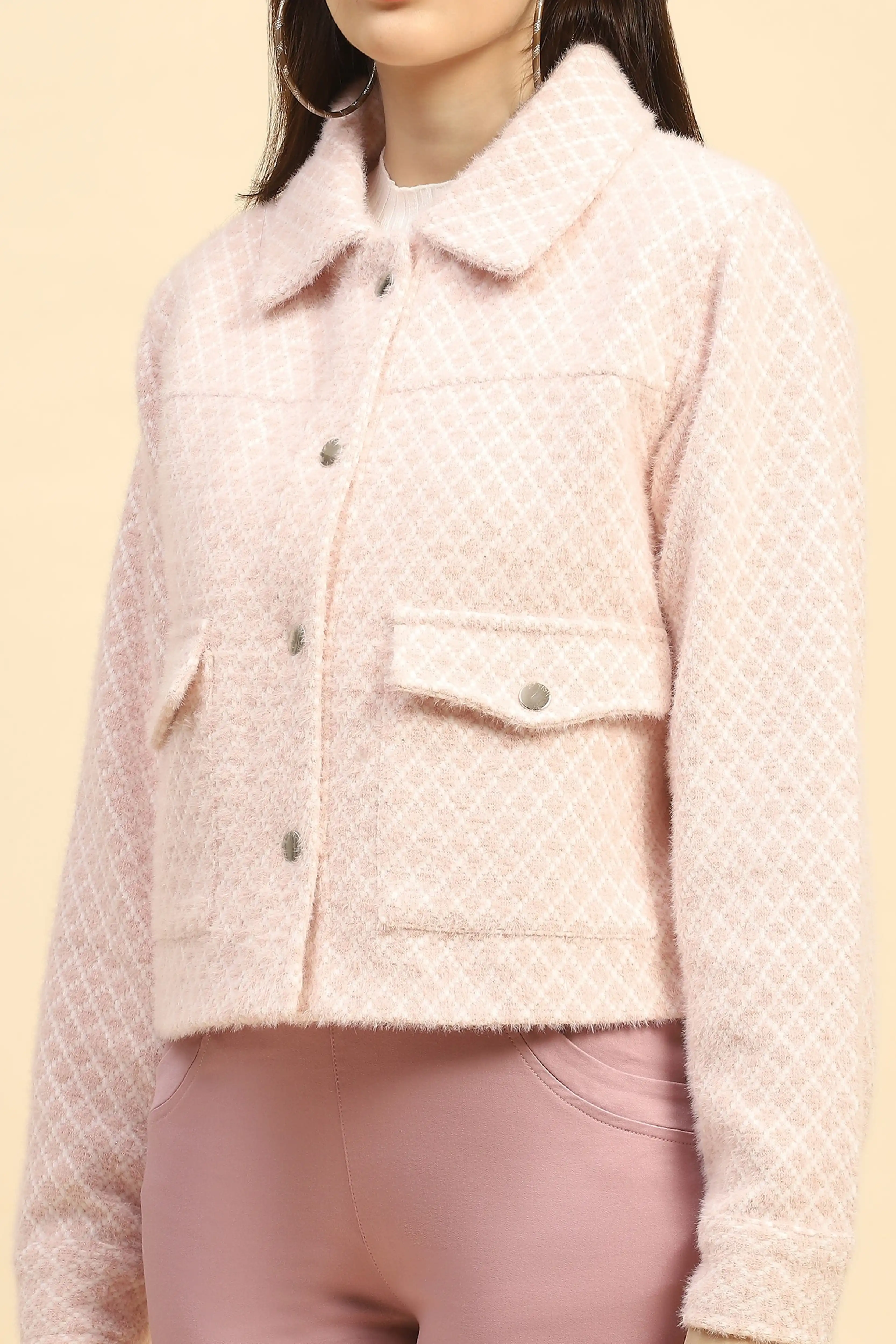 Blossom Checkerd Jacket - Image 6