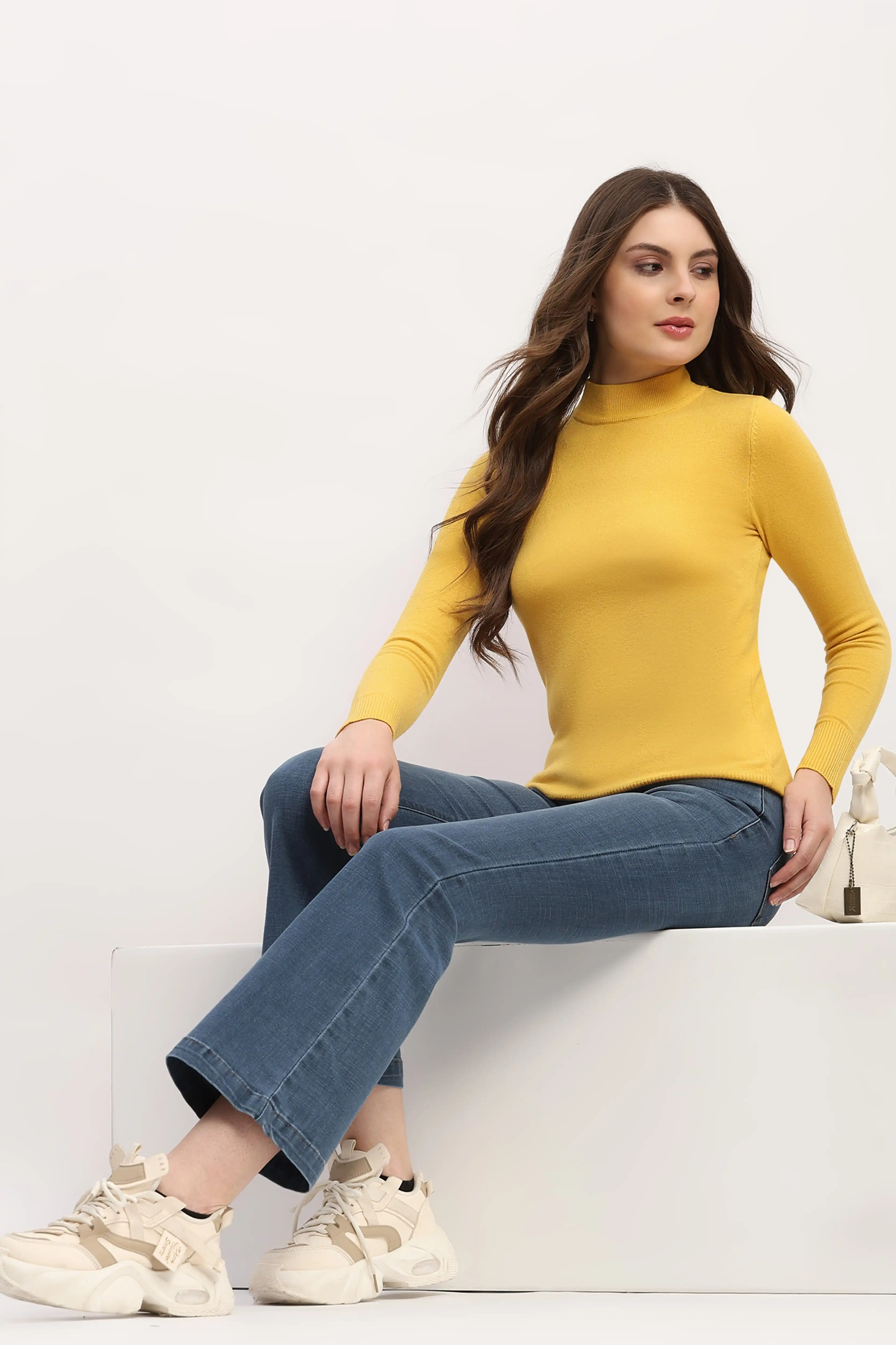 Blue Bootcut Jeans - Image 6