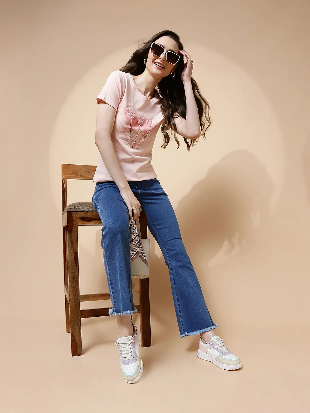 Blue Bootcut Slim Fit Jeans - Image 14