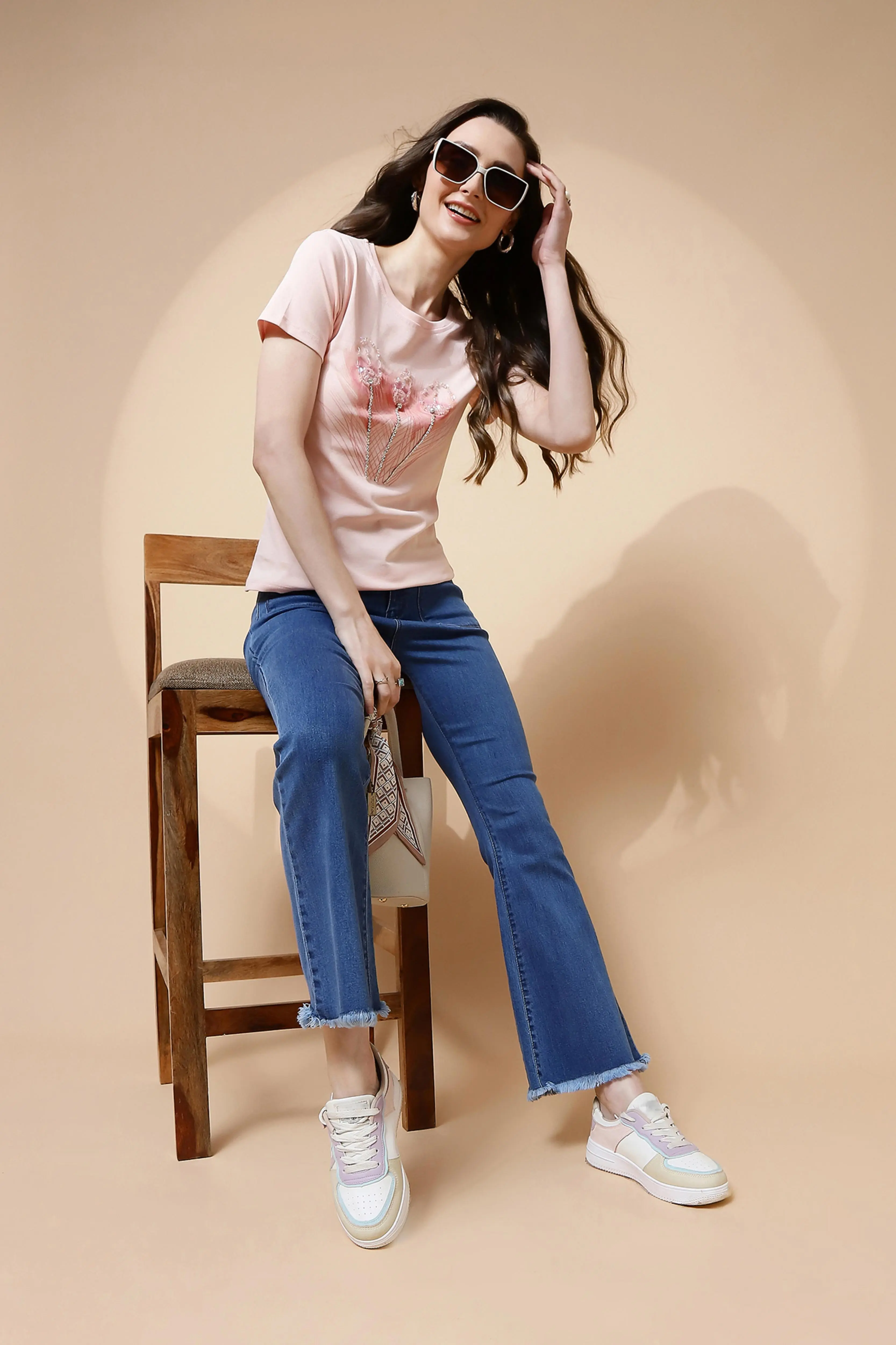 Blue Bootcut Slim Fit Jeans - Image 6