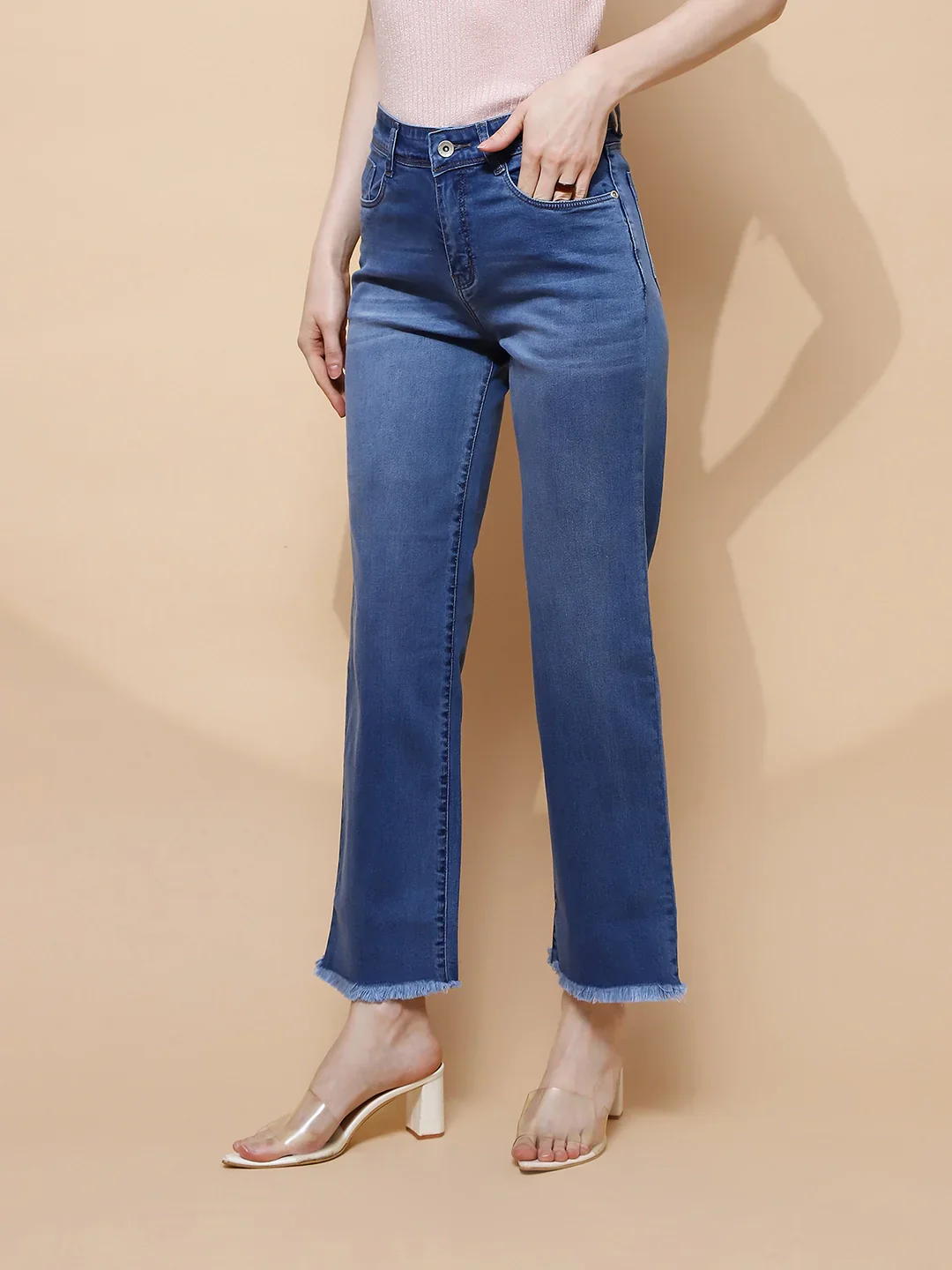 Blue Relaxed Fit Straight Jeans - Image 10