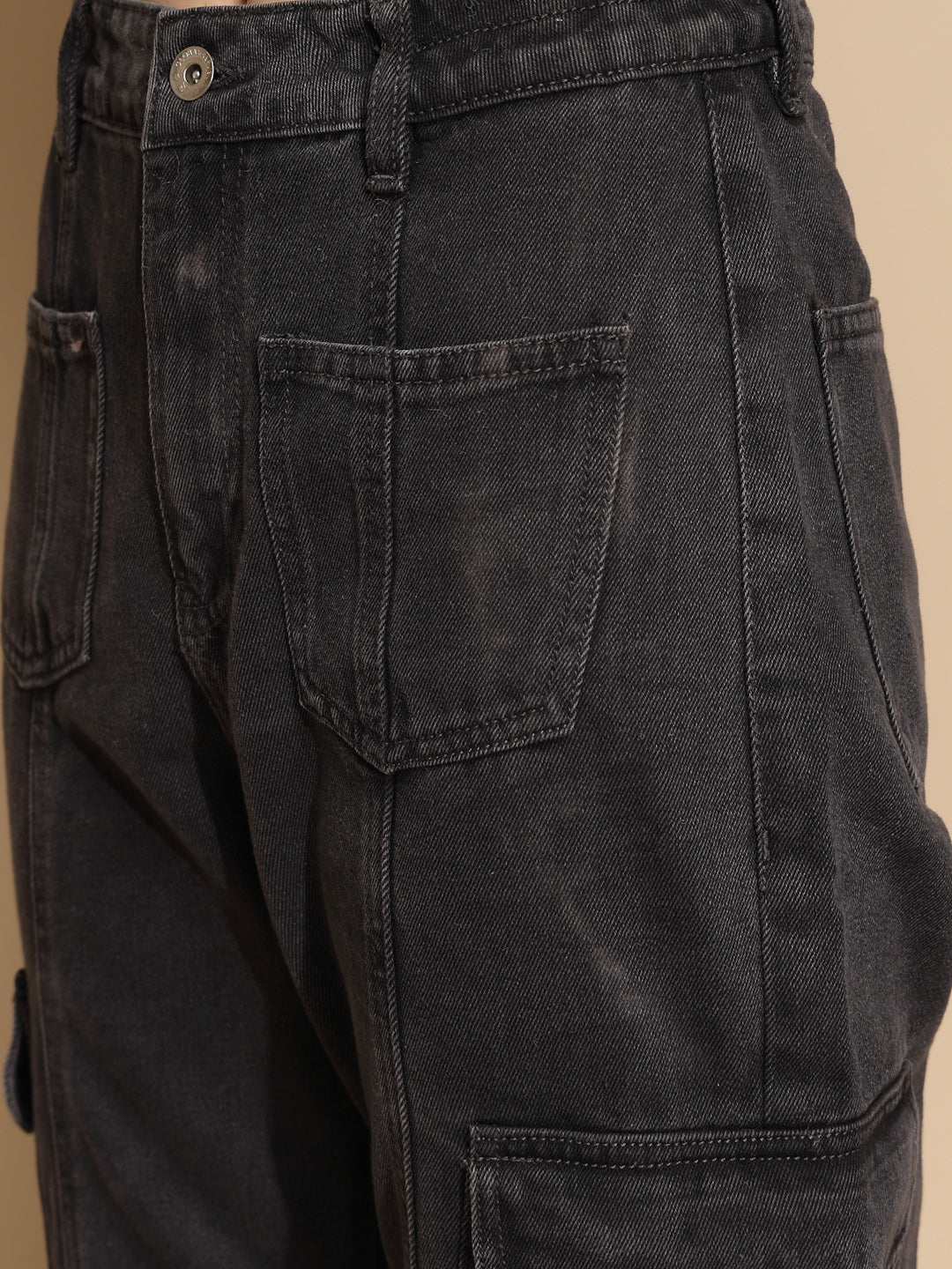 Cotton Blend Straight Fit Jeans - Image 12