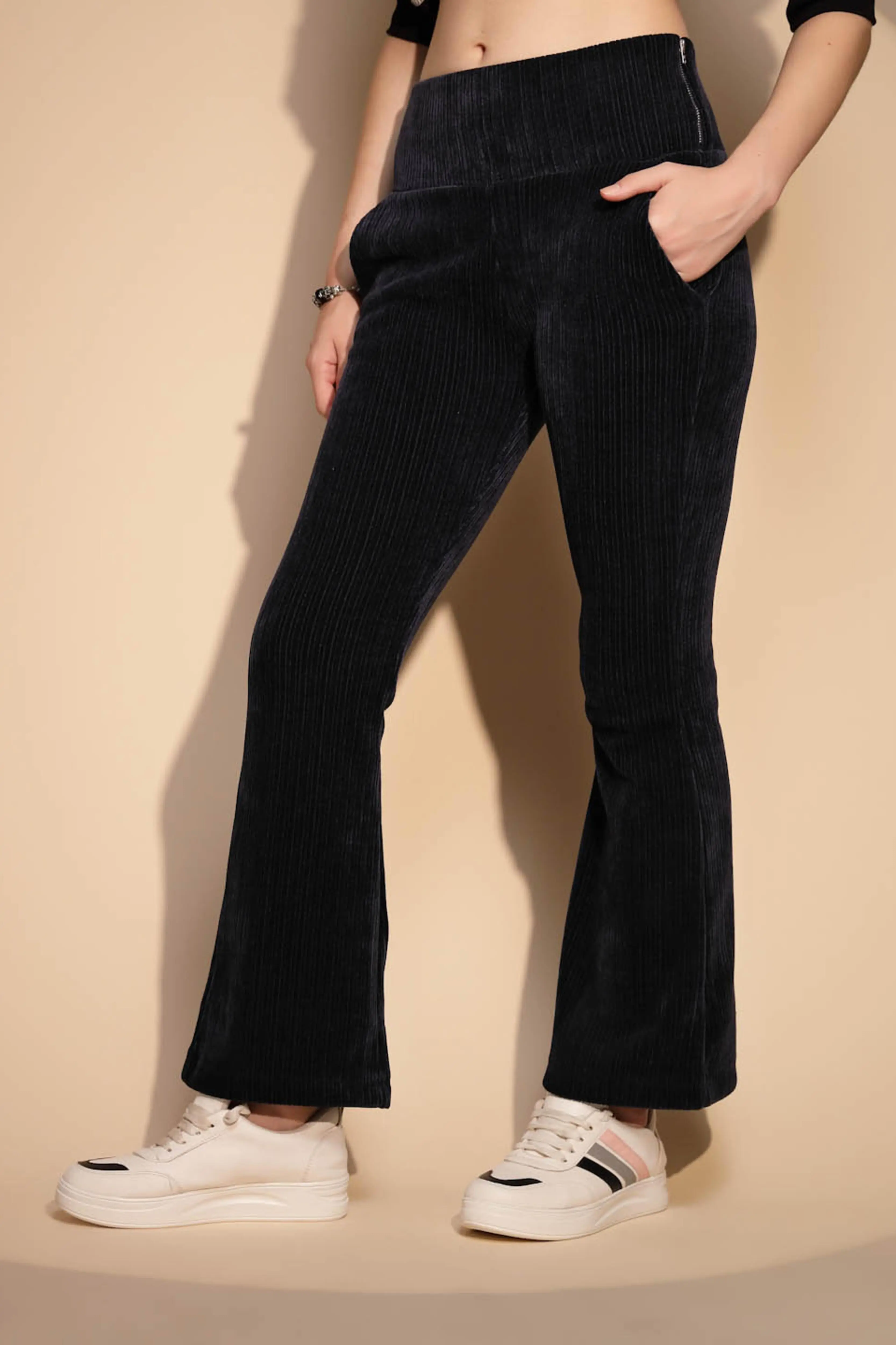 Blue High Rise Stretchable Jegging - Image 2