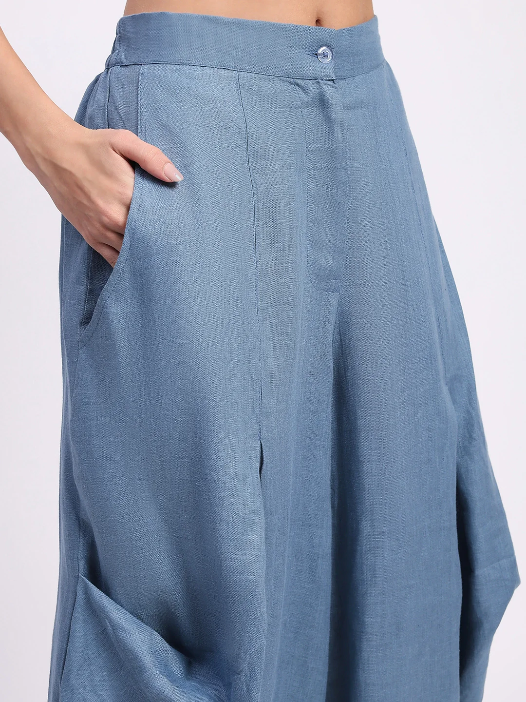 Blue Linen Co-ord Set - Image 14