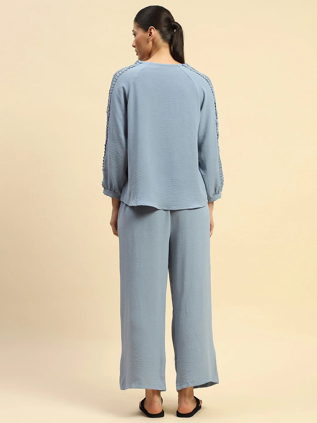 Blue Rayon Night Suit - Image 14