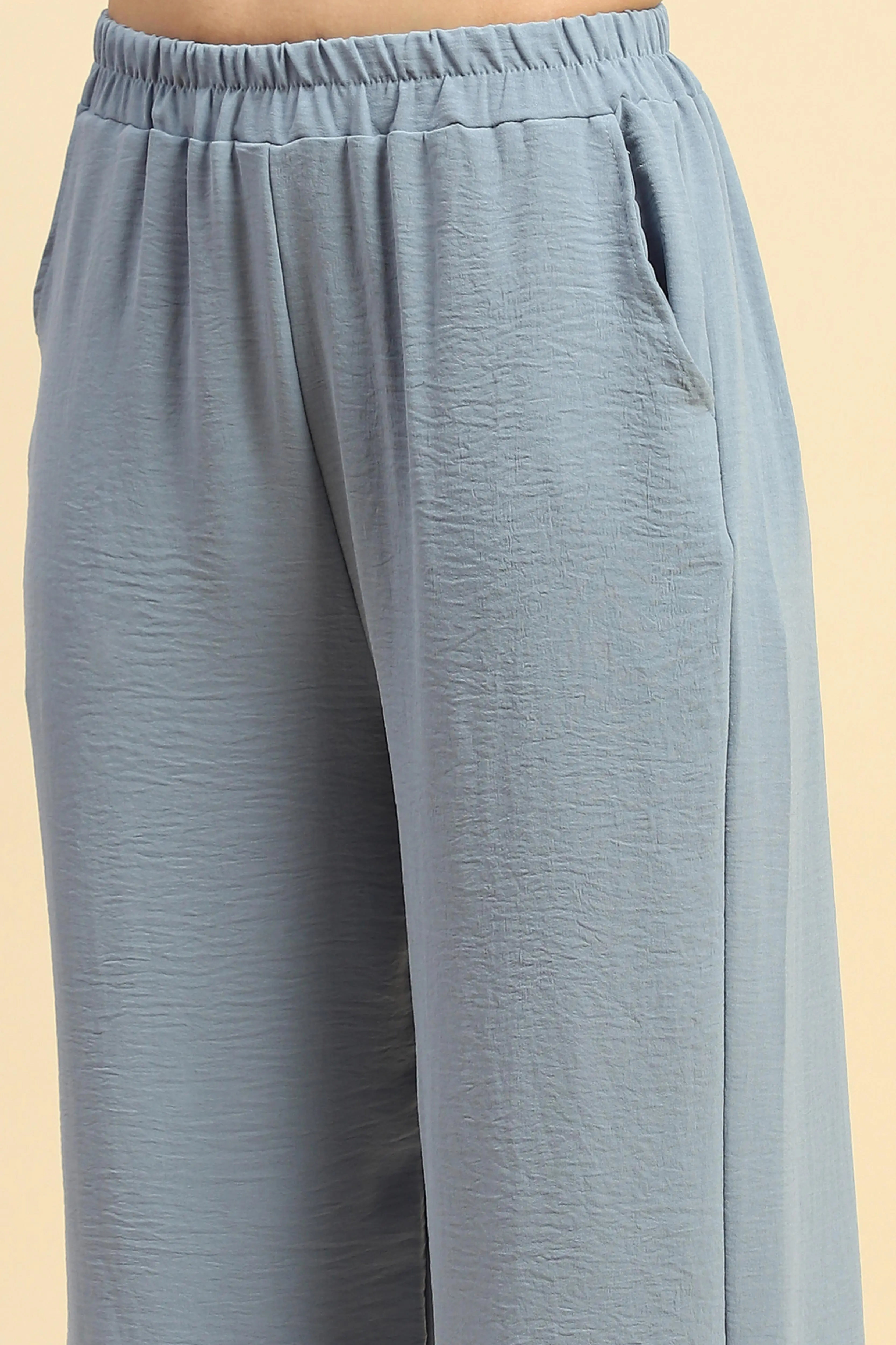 Blue Rayon Night Suit - Image 7