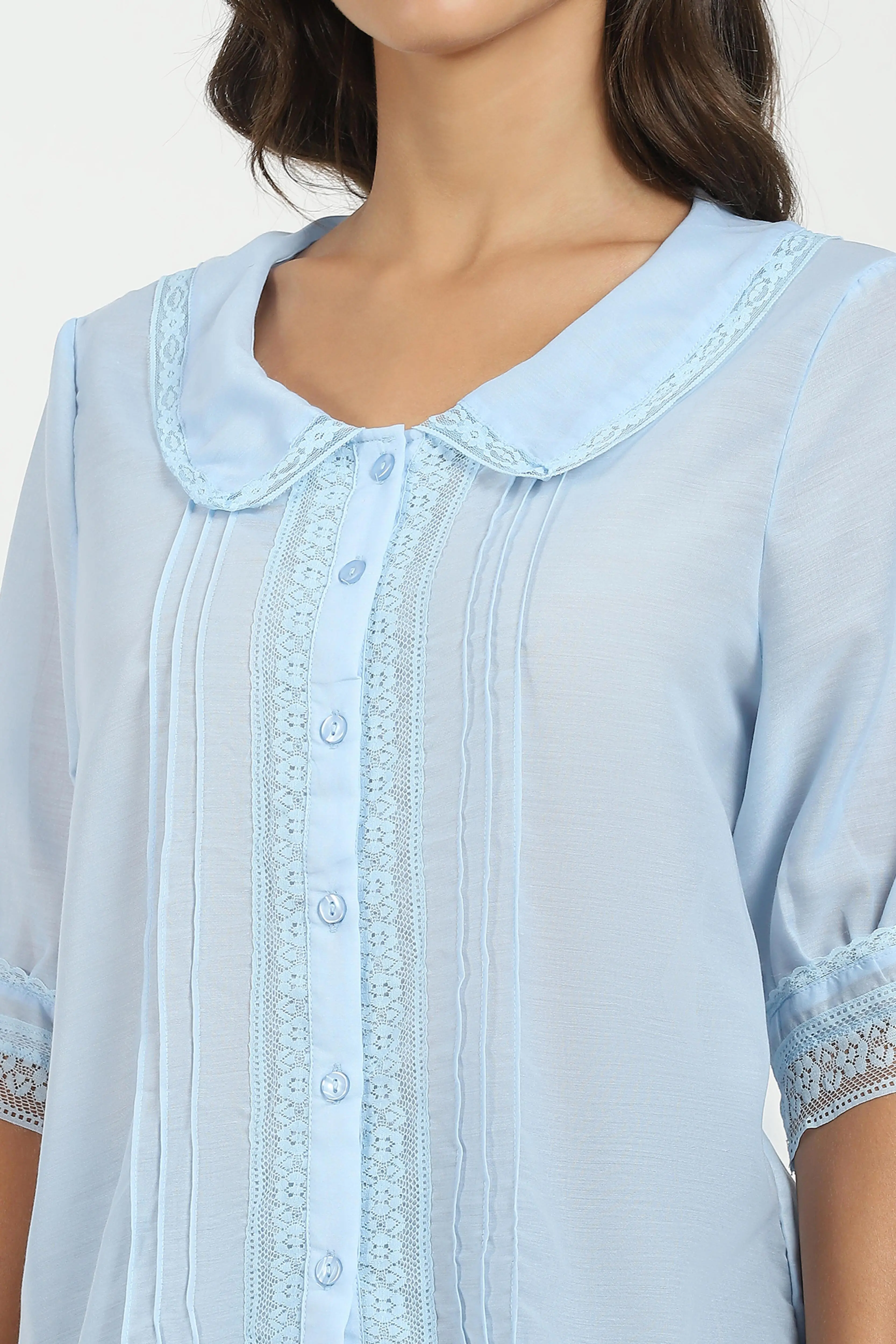 Blue Solid Top - Image 5