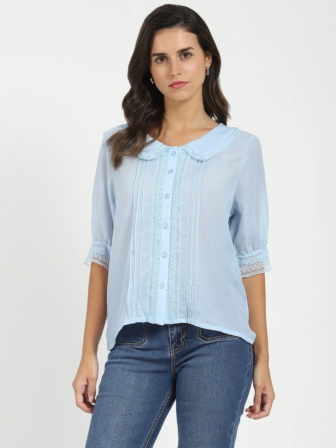 Blue Solid Top - Image 7