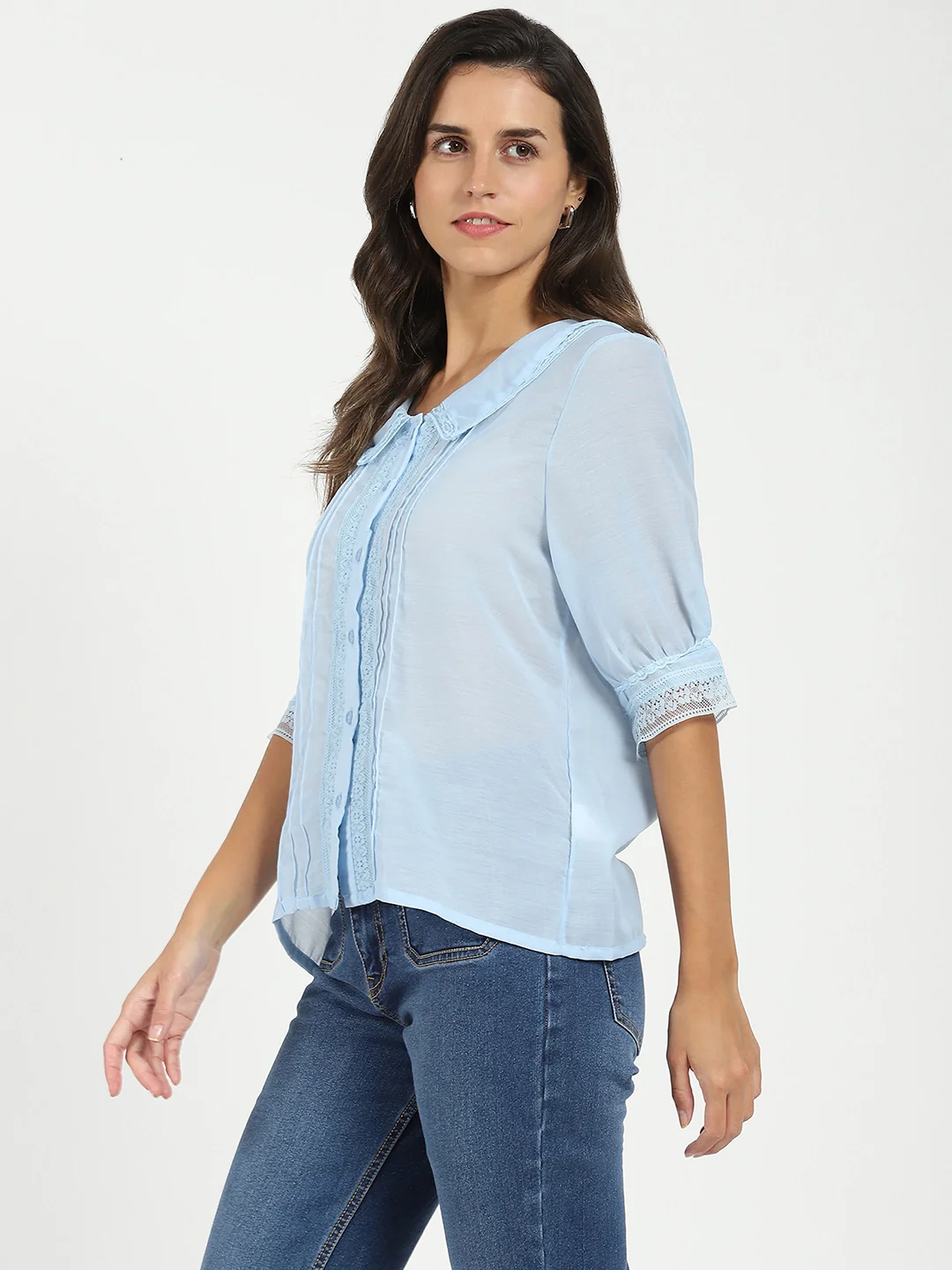 Blue Solid Top - Image 9