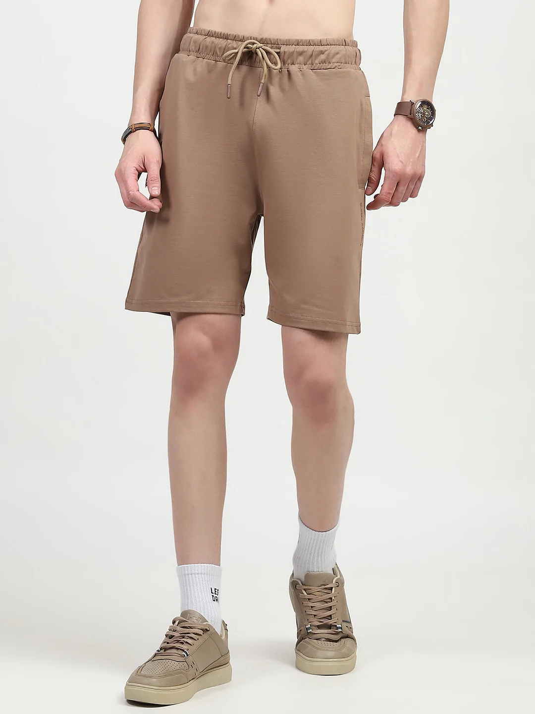 Brown Cotton Shorts - Image 7