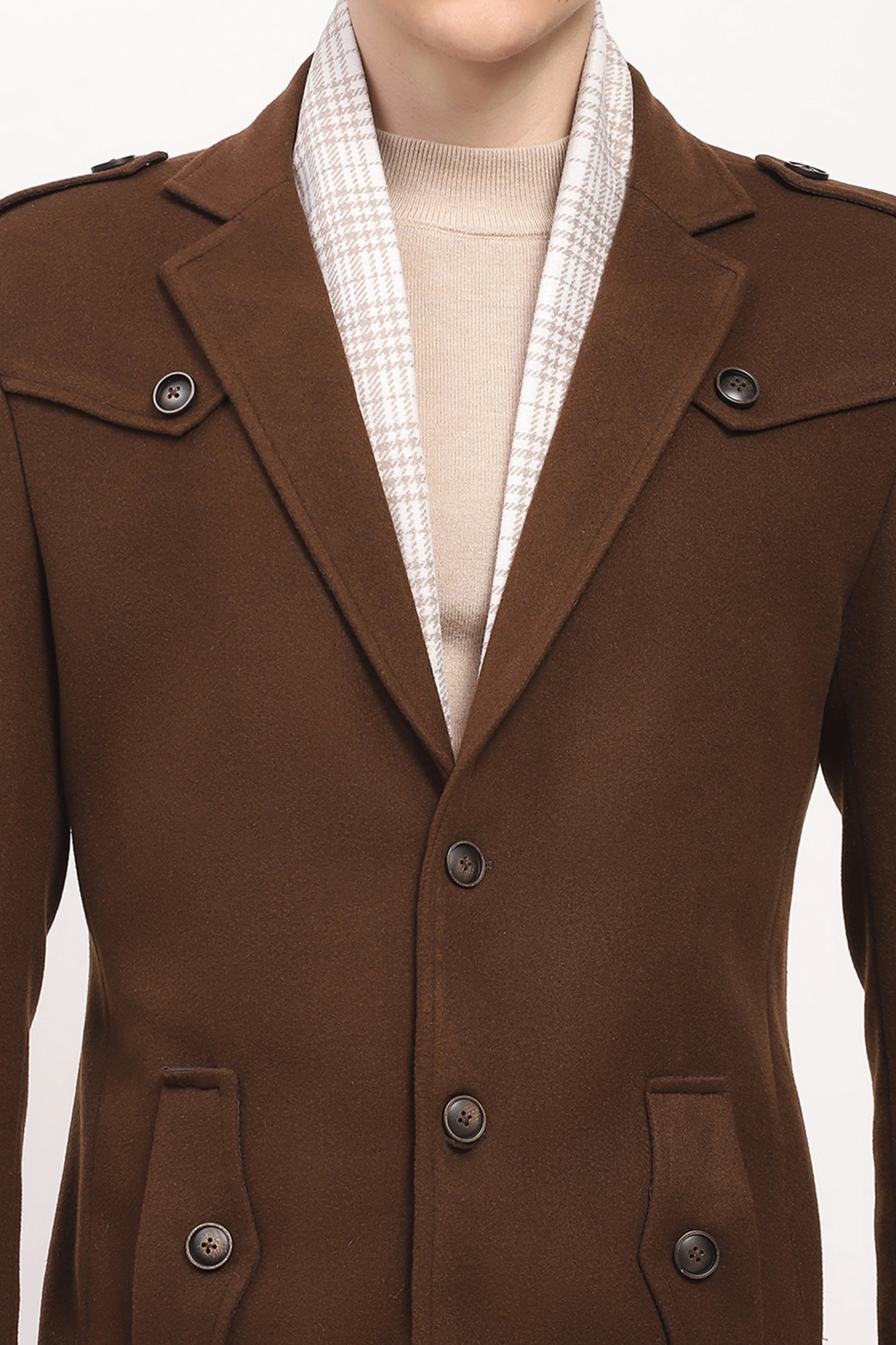 Brown Long Coat - Image 5