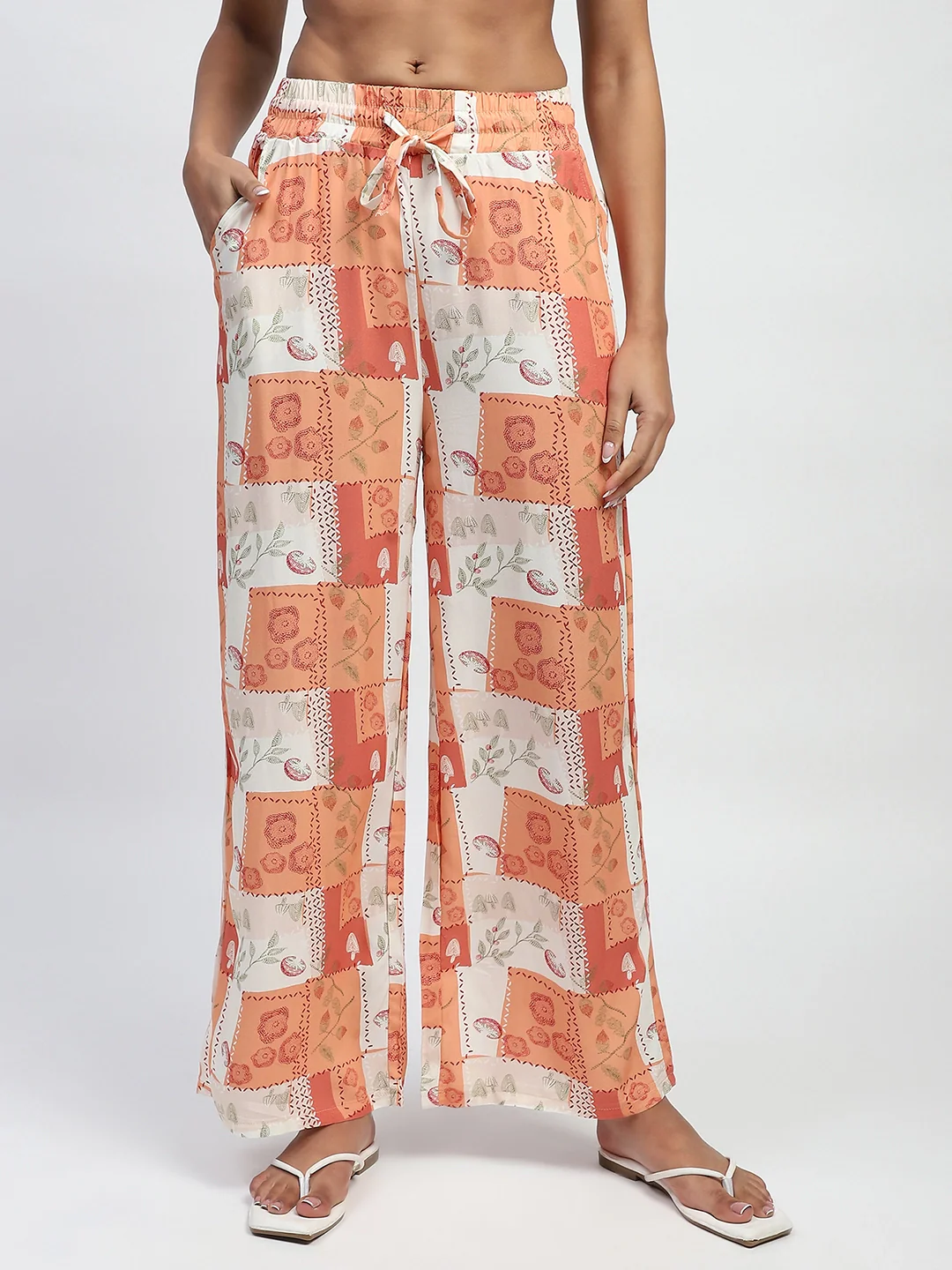Brown Rayon Digital Print Nightsuit - Image 13