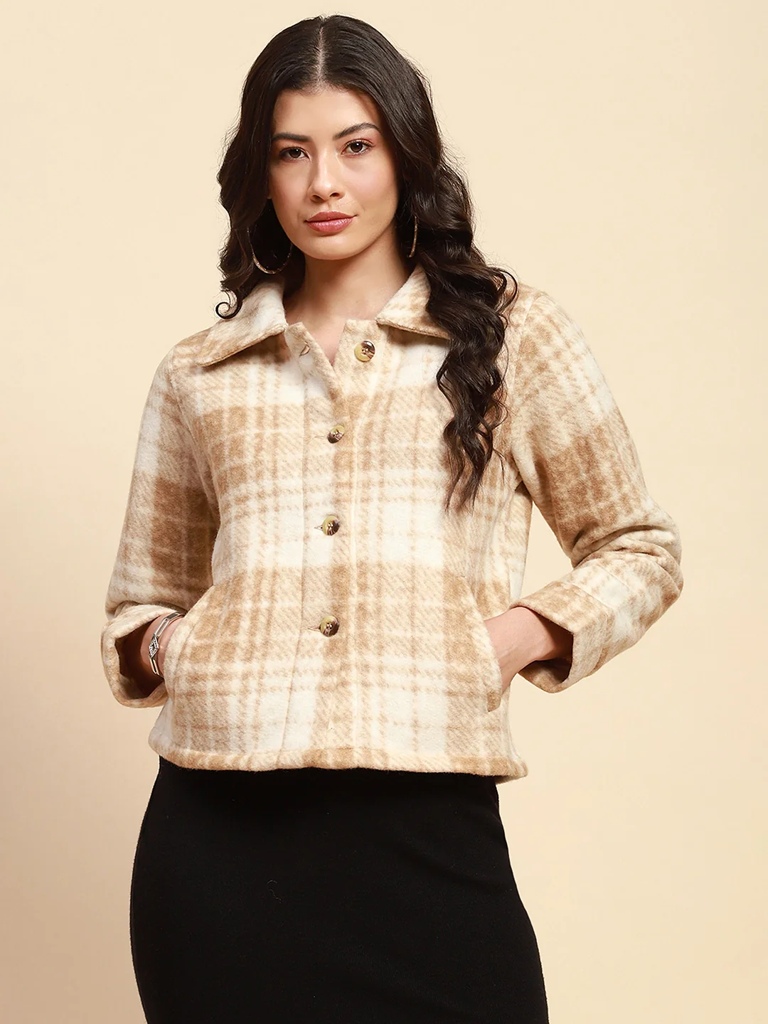 Camel Winter Jacket - Image 7