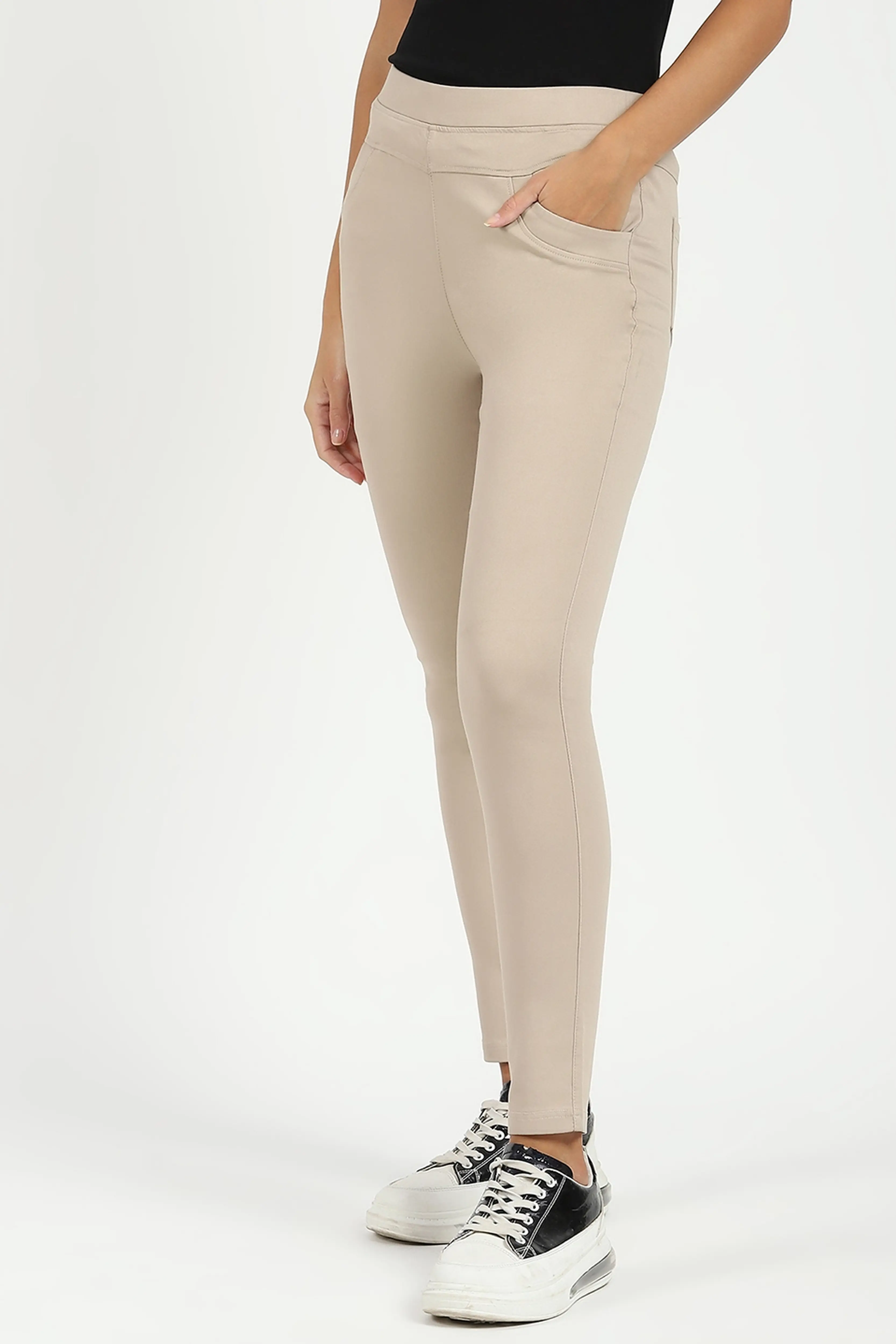 Camel Ultra Stretchable Jegging - Image 3