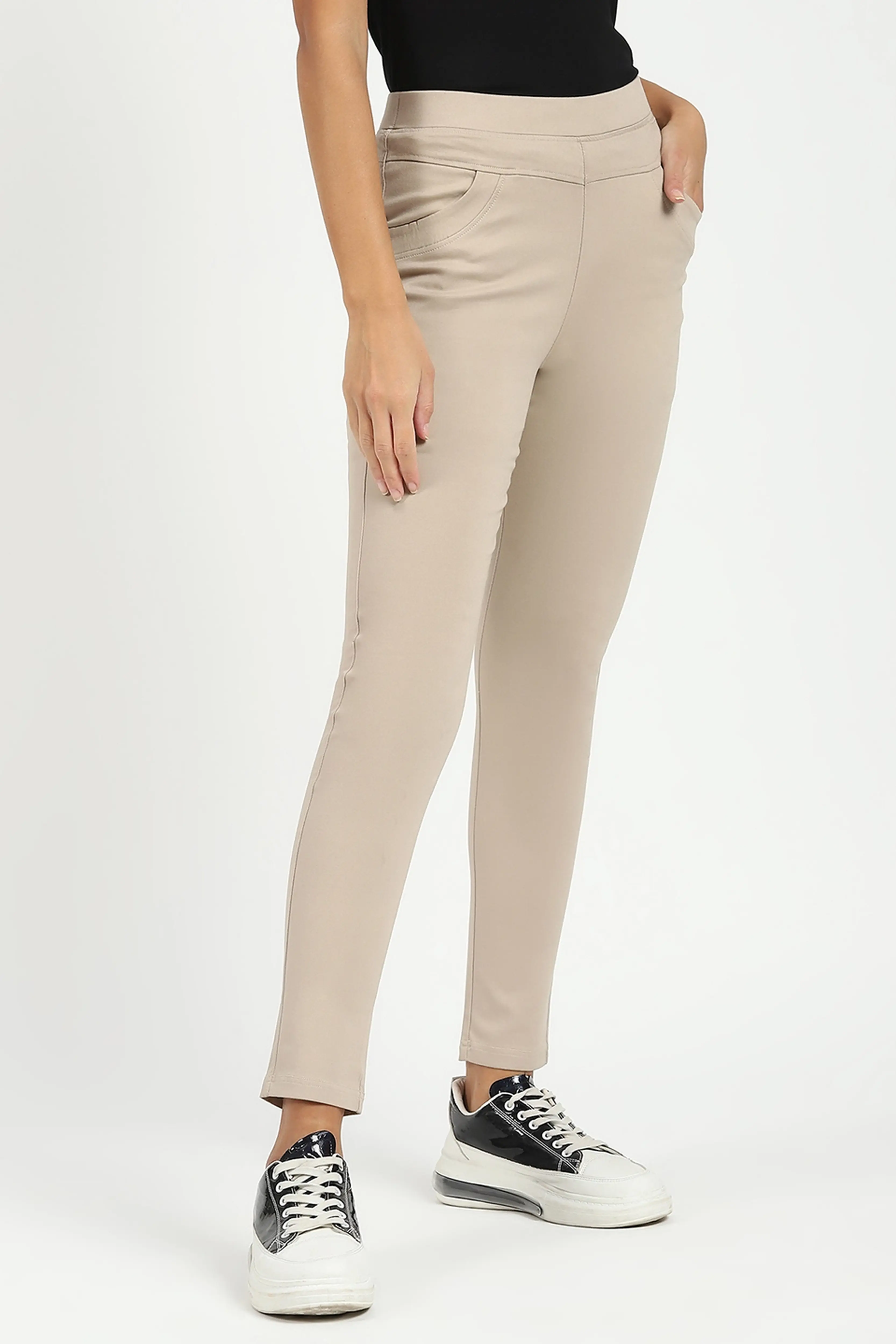 Camel Ultra Stretchable Jegging - Image 4