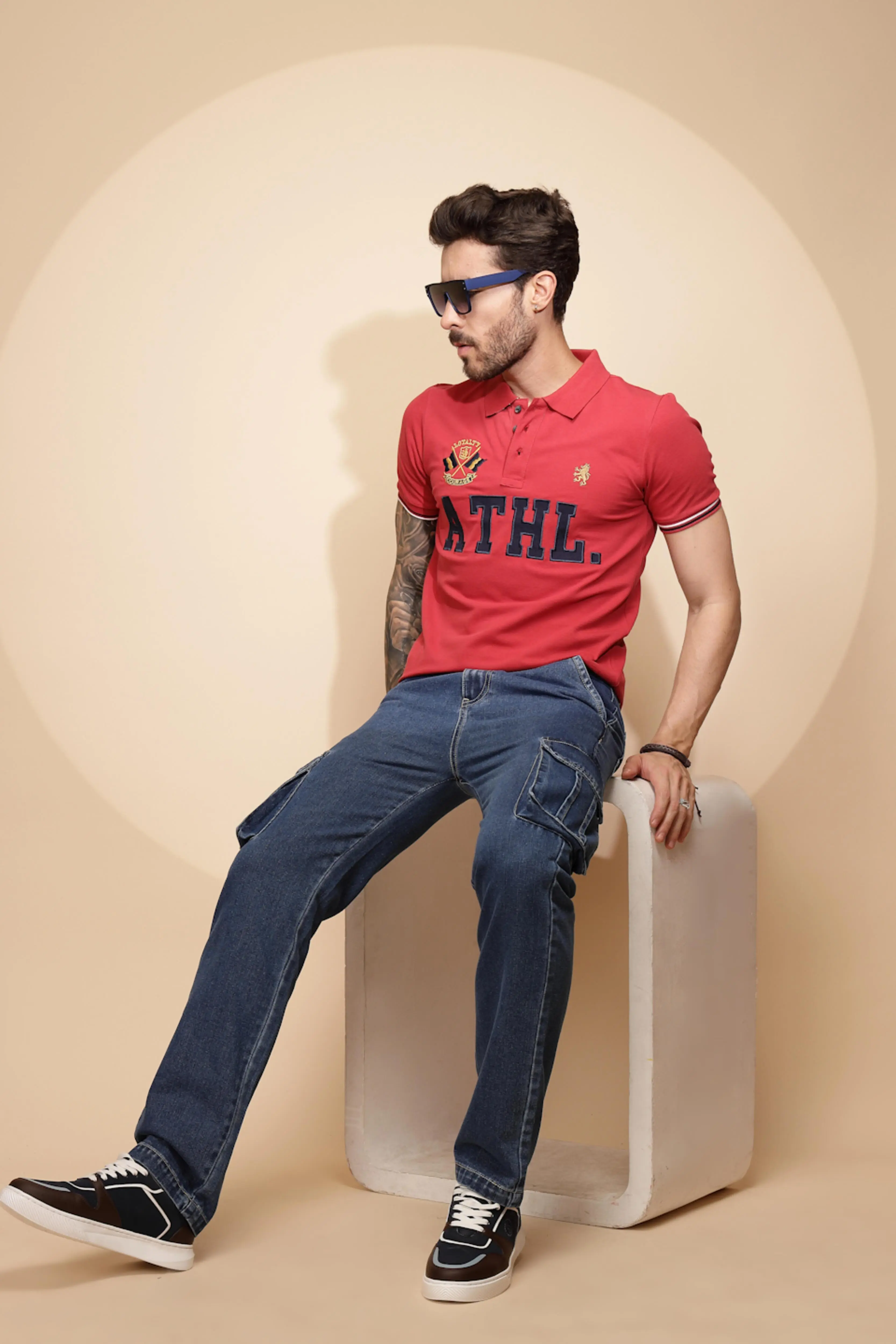 Printed Cotton Blend T-Shirt - Image 6