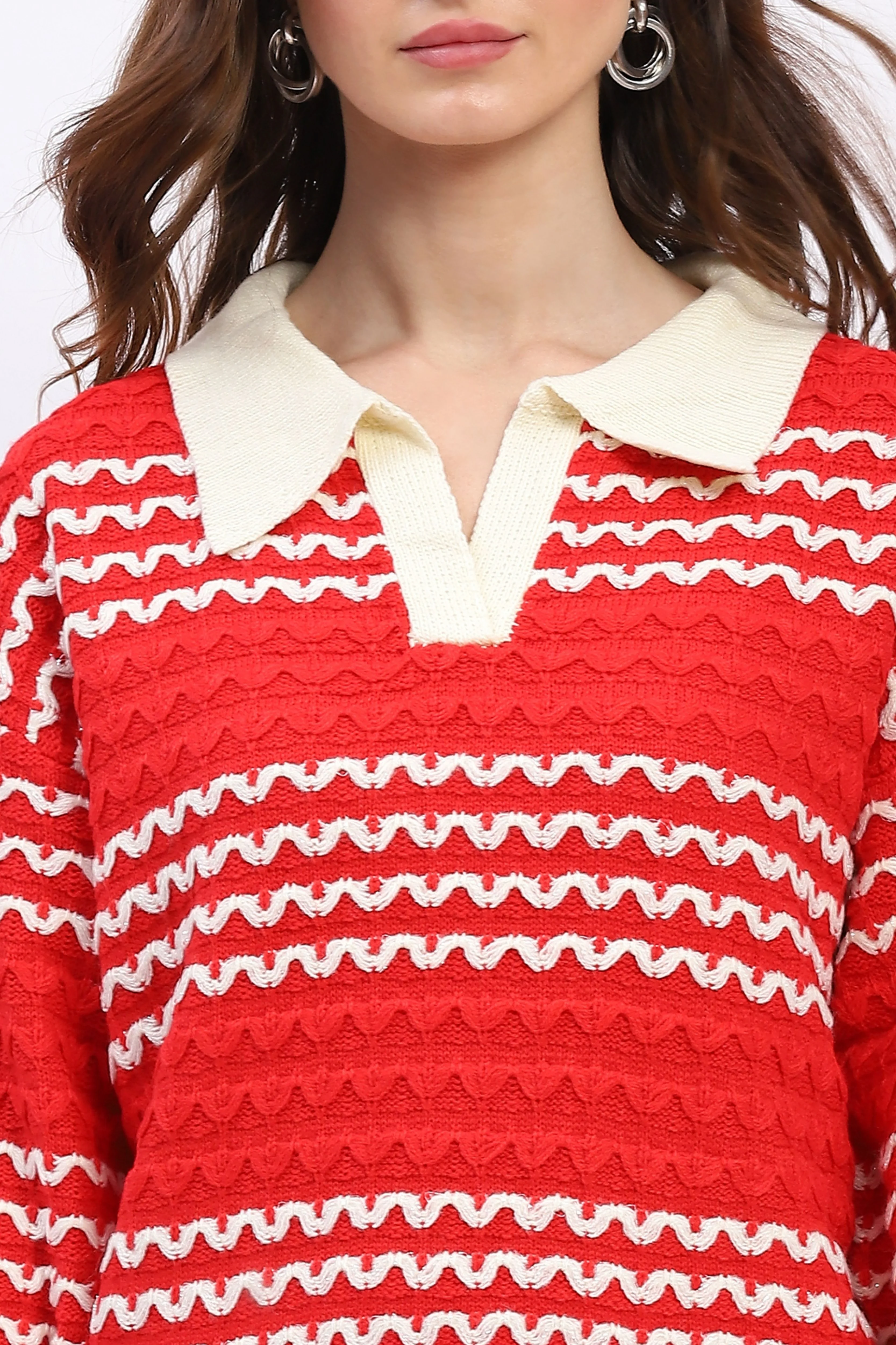 Classic Collar Knit Pullover - Image 6