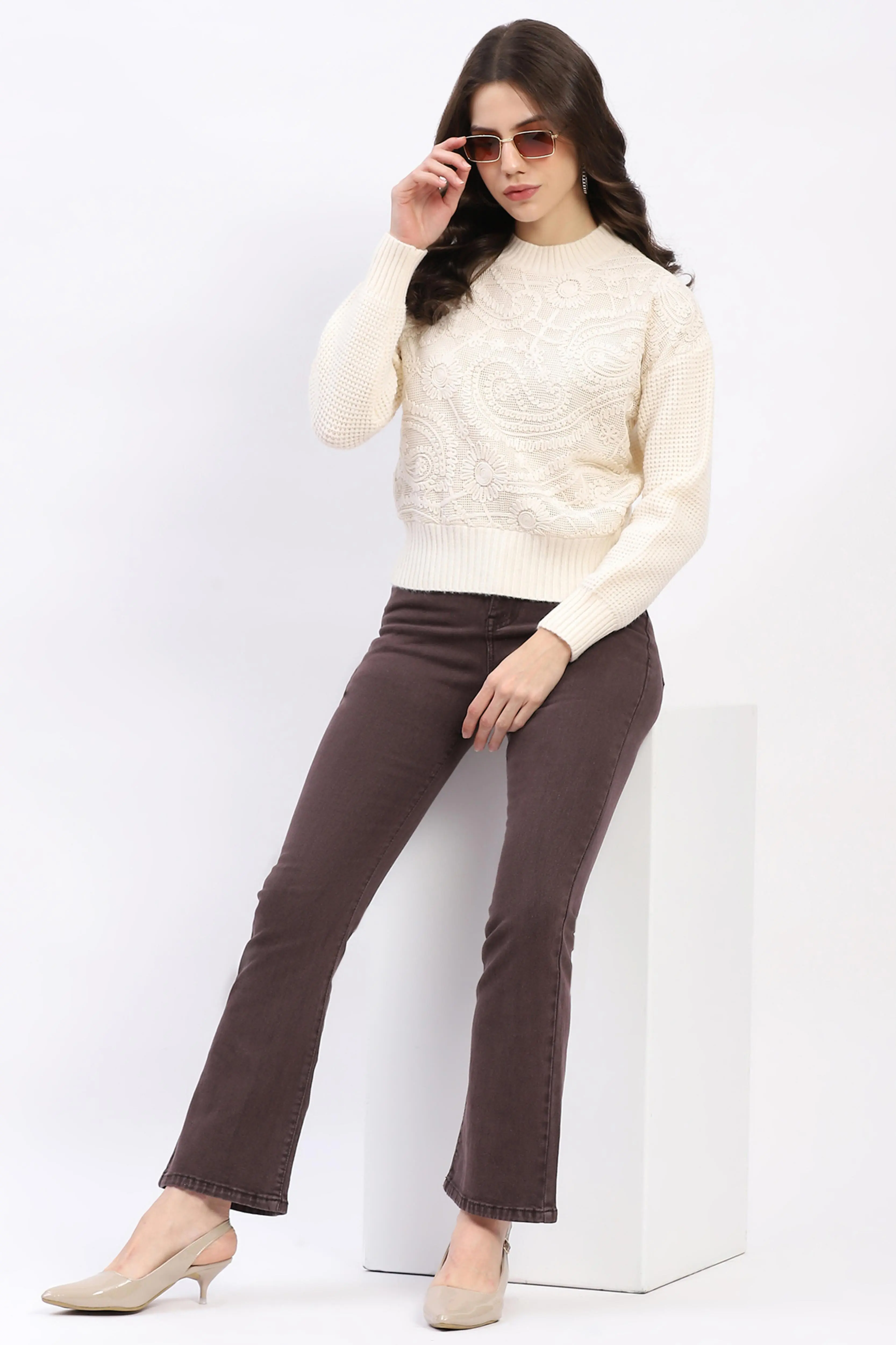 Classic Embroidered Pullover