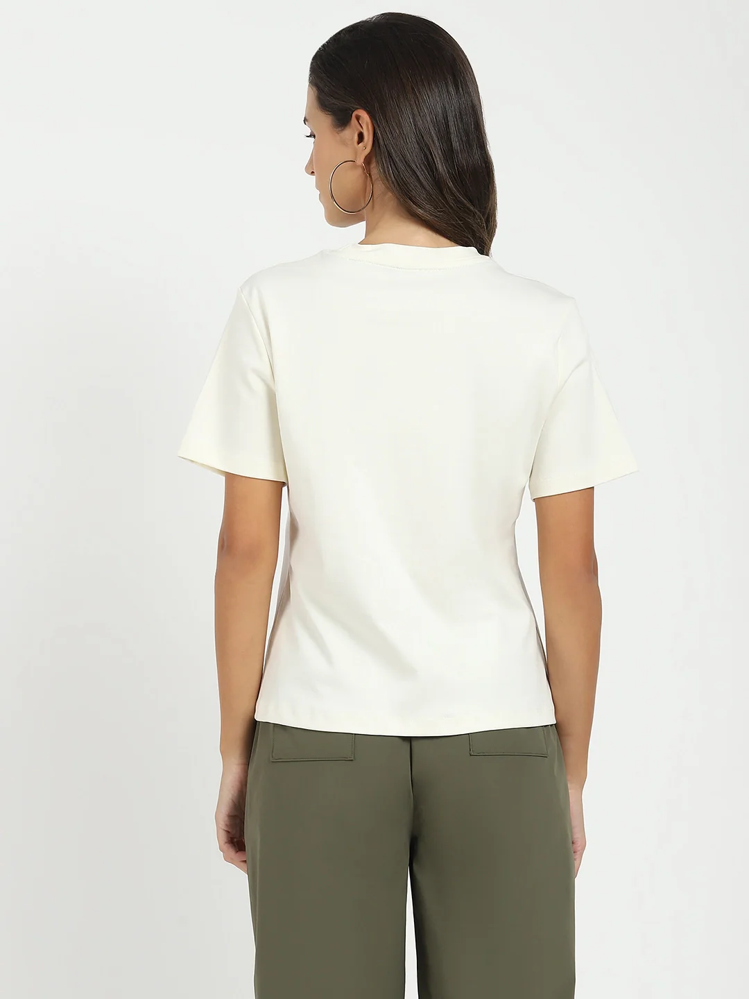 Cream Floral Embroidered Top - Image 12