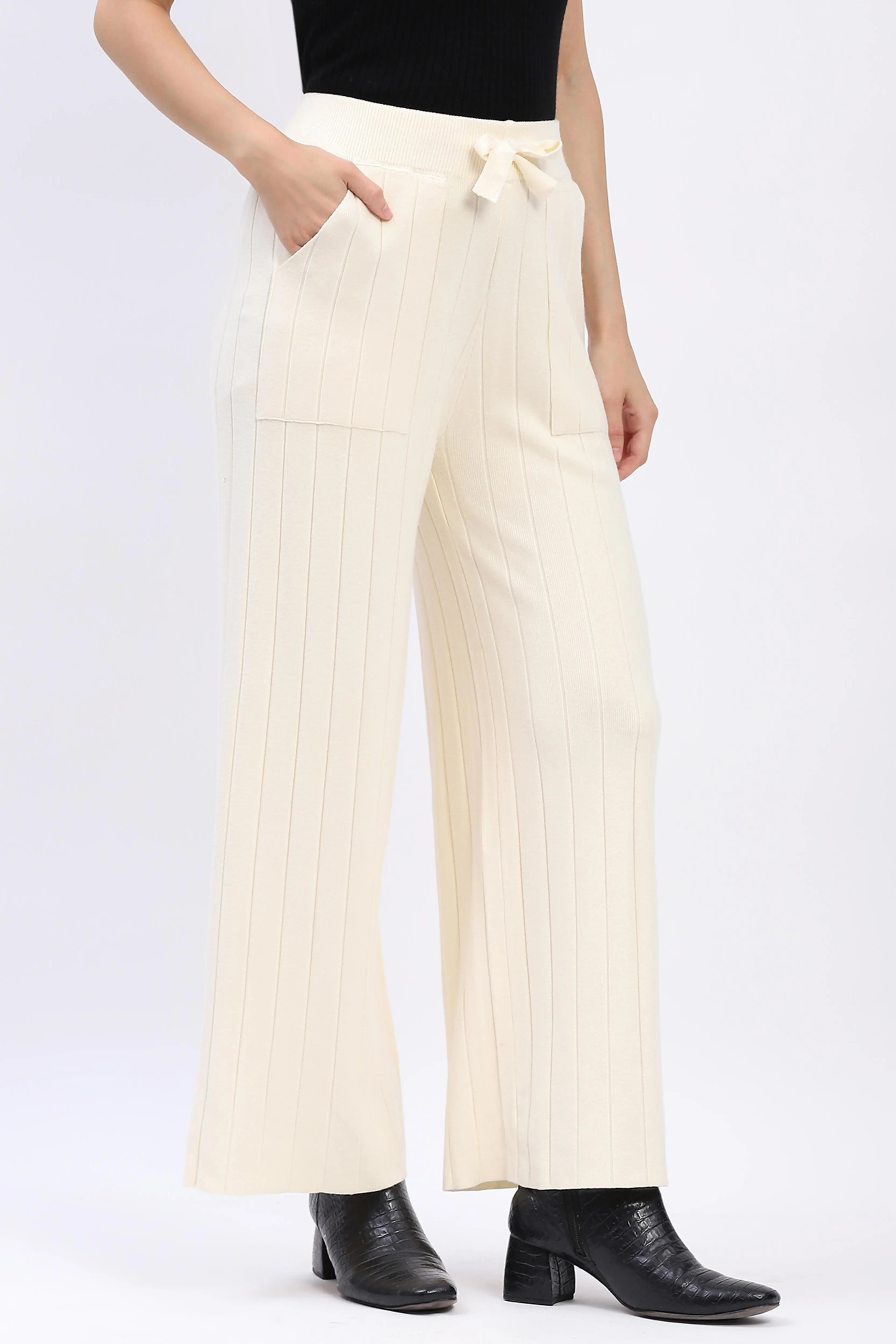 Effortless Warmth Knit Pants - Image 3